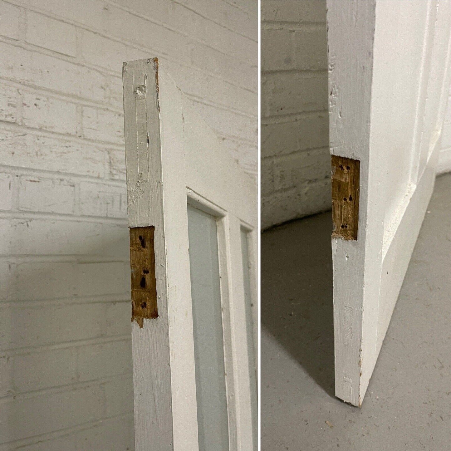 Reclaimed Victorian Pine Internal 4 panel Door 1937 OR 1945mm x 673mm