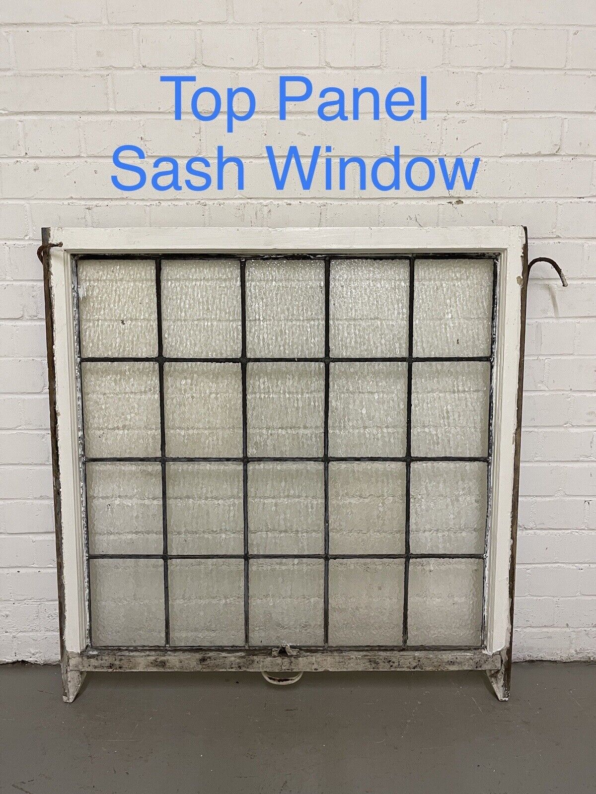 Pair Of Reclaimed Matching Leaded Light Panel Wooden Windows 952 x 917