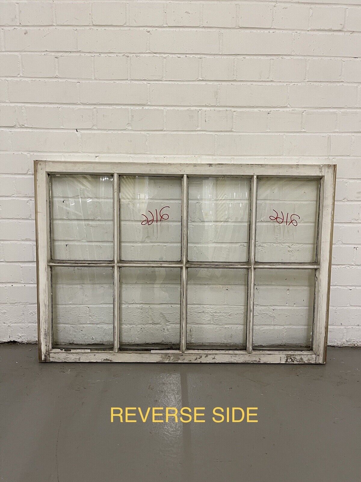 Pair of Modern Georgian 8 Panel Wooden Top Bottom Window 985 x 675 985 x 685