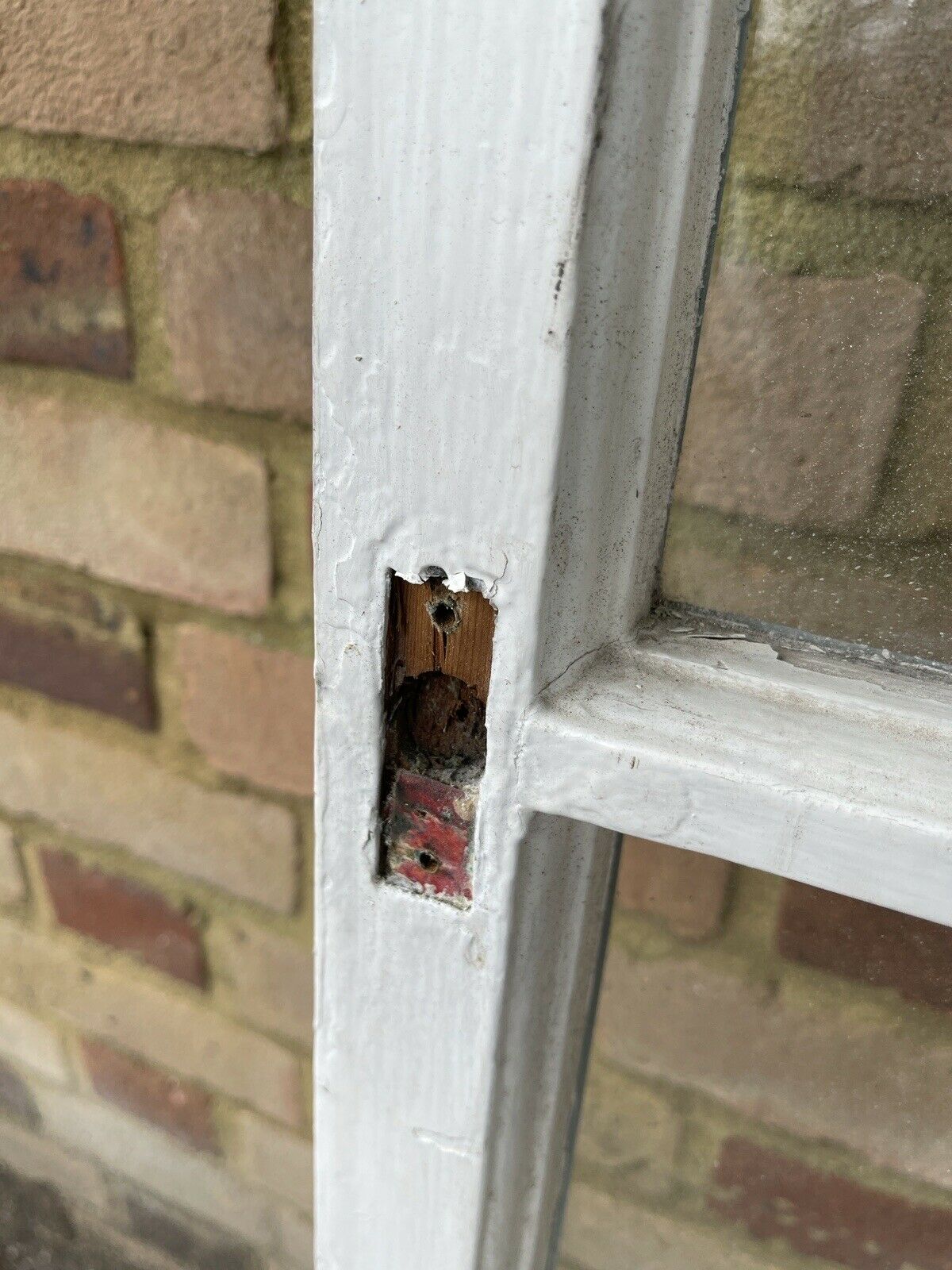 Reclaimed Old Georgian 8 Panel Wooden Window 1500 x 520mm