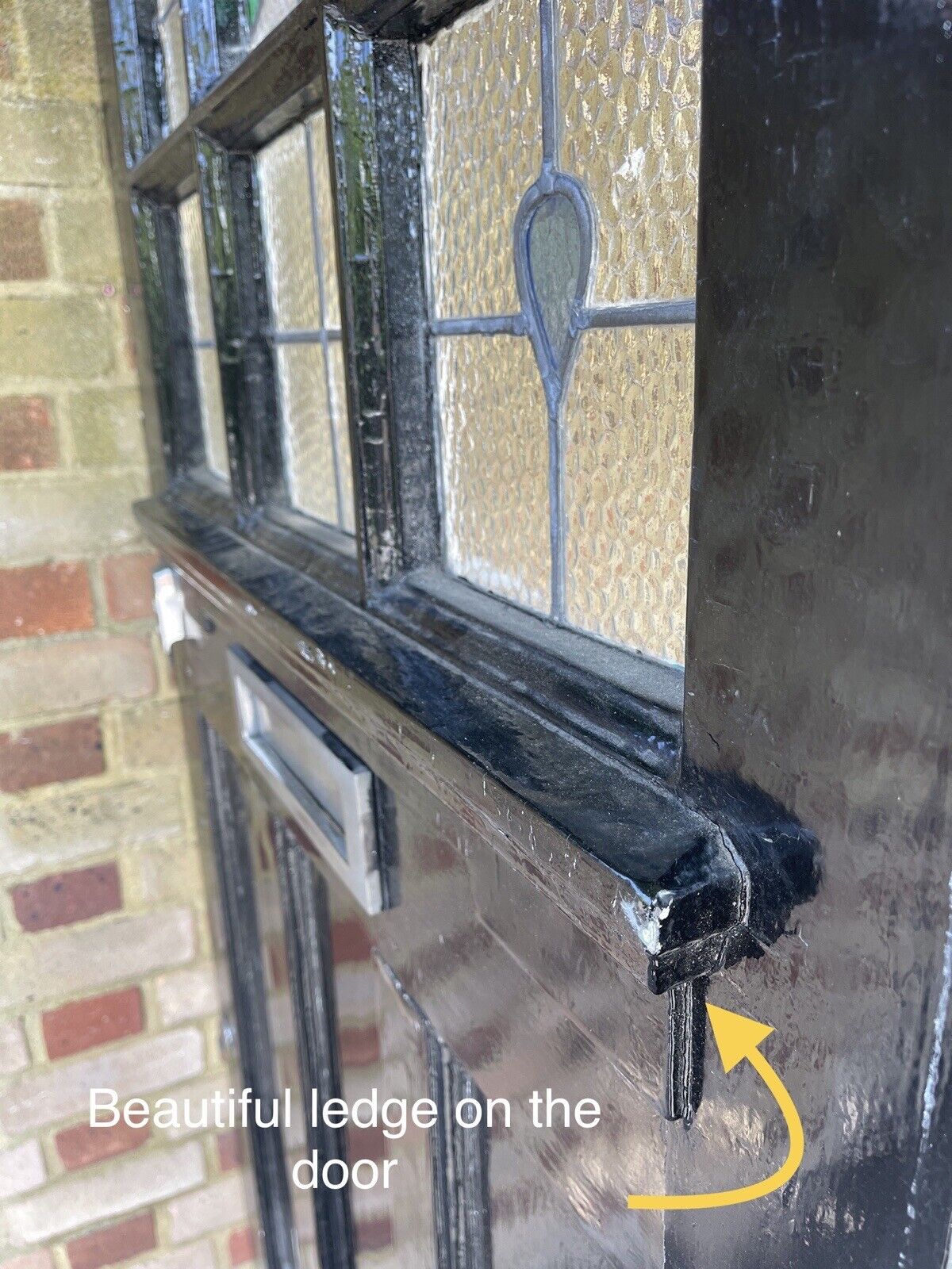 Reclaimed Old Edwardian Victorian Wooden Panel Front Door 2070mm x 860mm