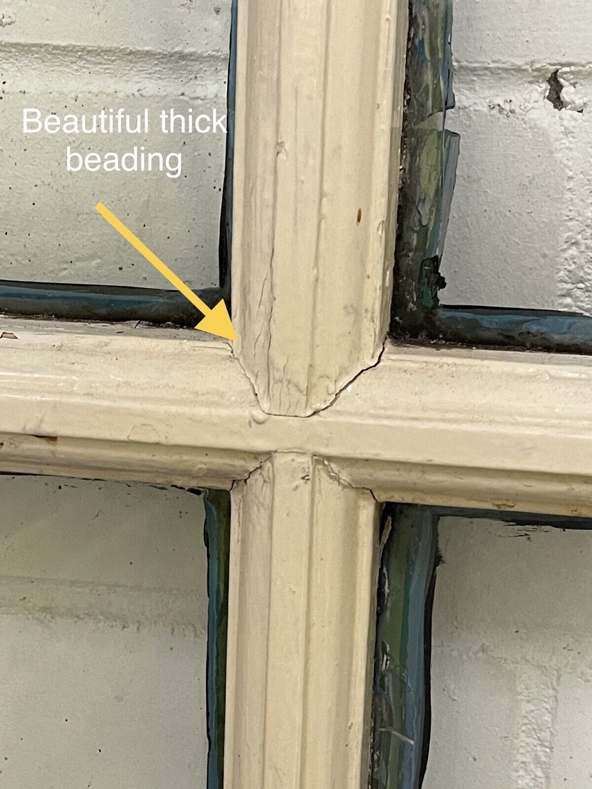 Job Lot Of 4 Reclaimed Old Georgian Panel Wooden Sash Windows
