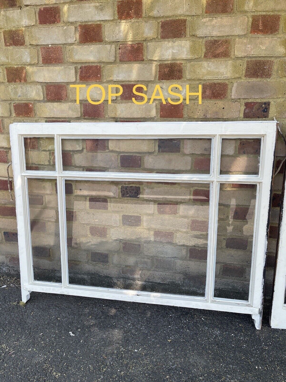 Pair Of Reclaimed Old Edwardian 6 Panel Wooden Panel Sash Window 915 x 1190mm