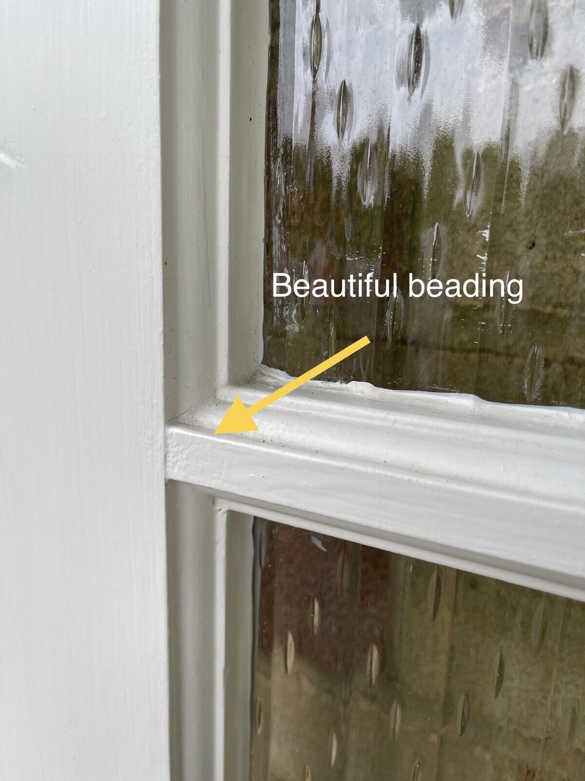 Reclaimed Reeded Glass Internal Or External French Doors 1954 x 1515mm