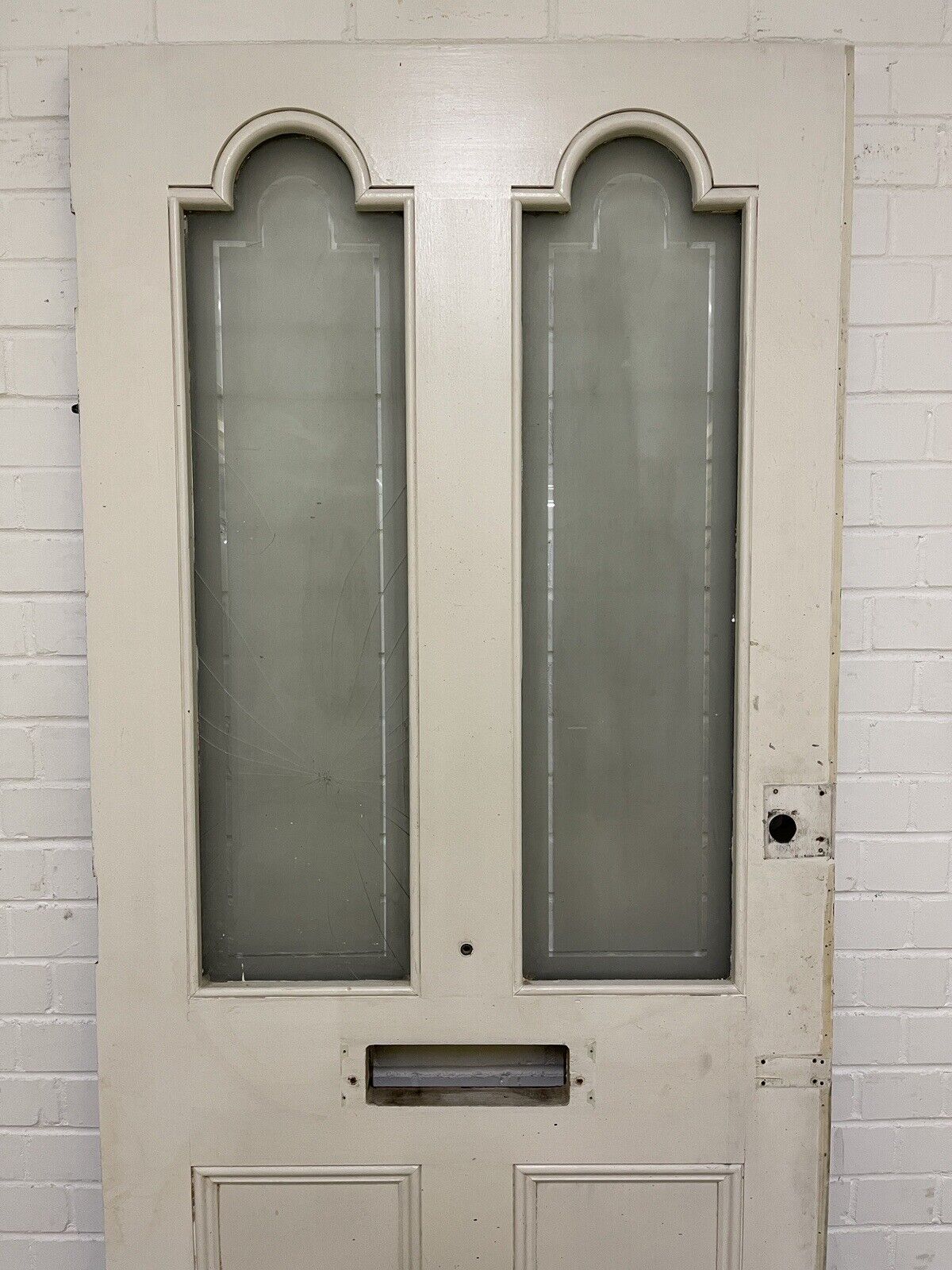 Reclaimed Victorian Wooden Panel External Front Door 2060 x 860mm