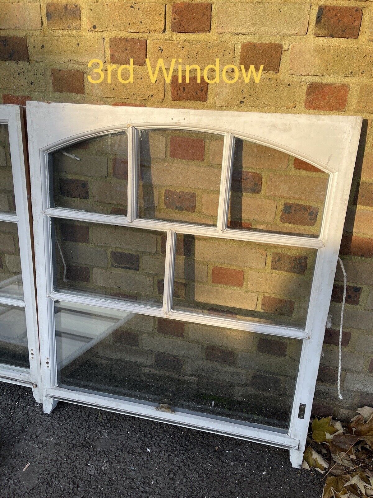 Job Lot Of Four Georgian Bar Double Glazed Matching Wooden Sash Windows