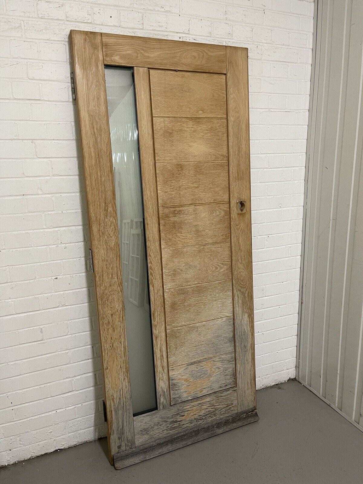 Oak Veneer Bespoke Wooden External Front Door 1965 x 840mm