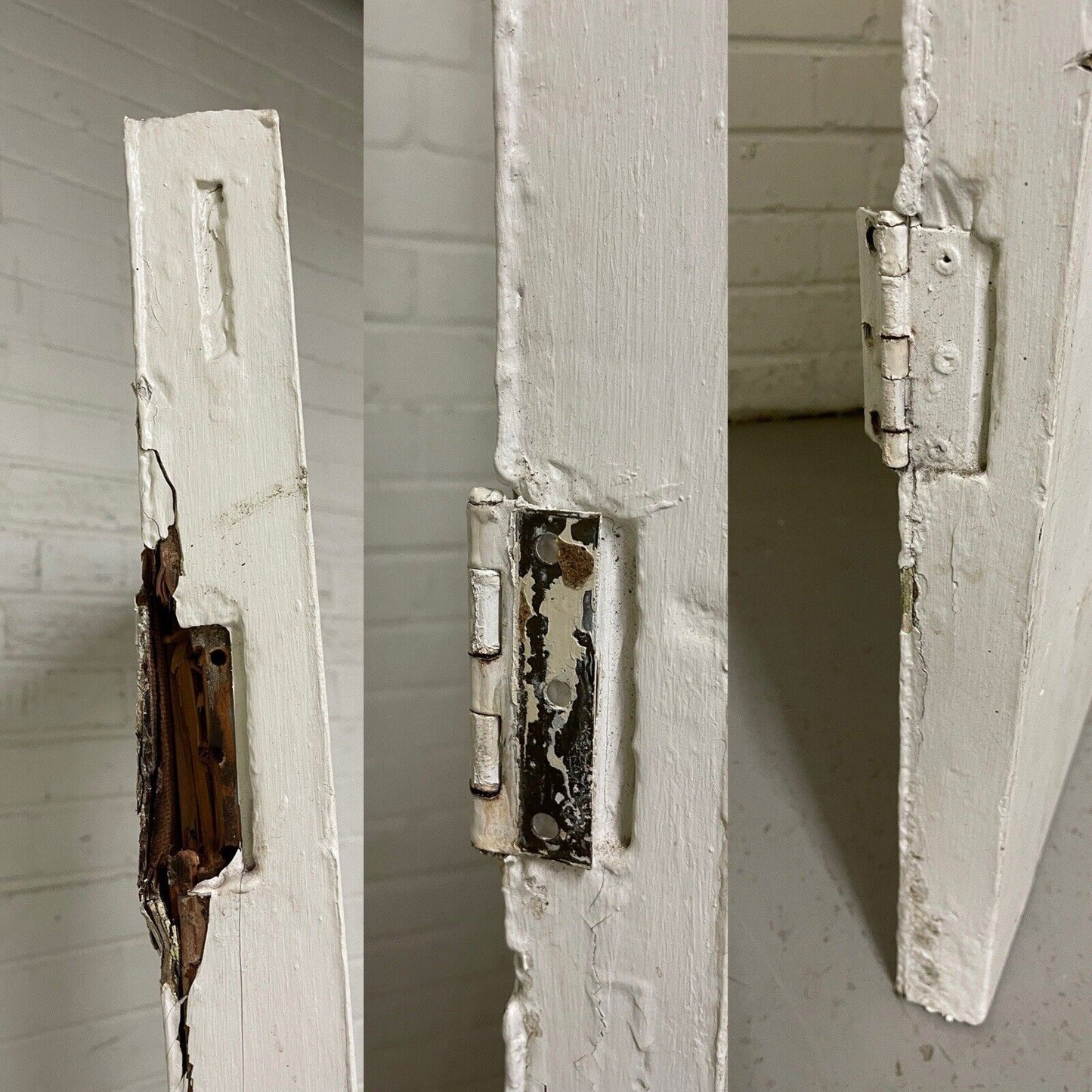 Reclaimed Old Arts and Crafts Victorian Wooden Front Door 2075 x 860 or 850mm