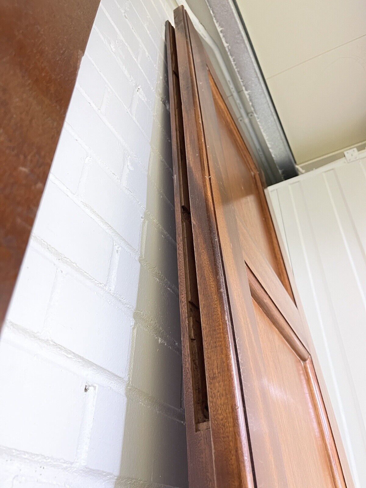 Reclaimed Large French Mahogany Wooden Double Doors Provenance Knightsbridge