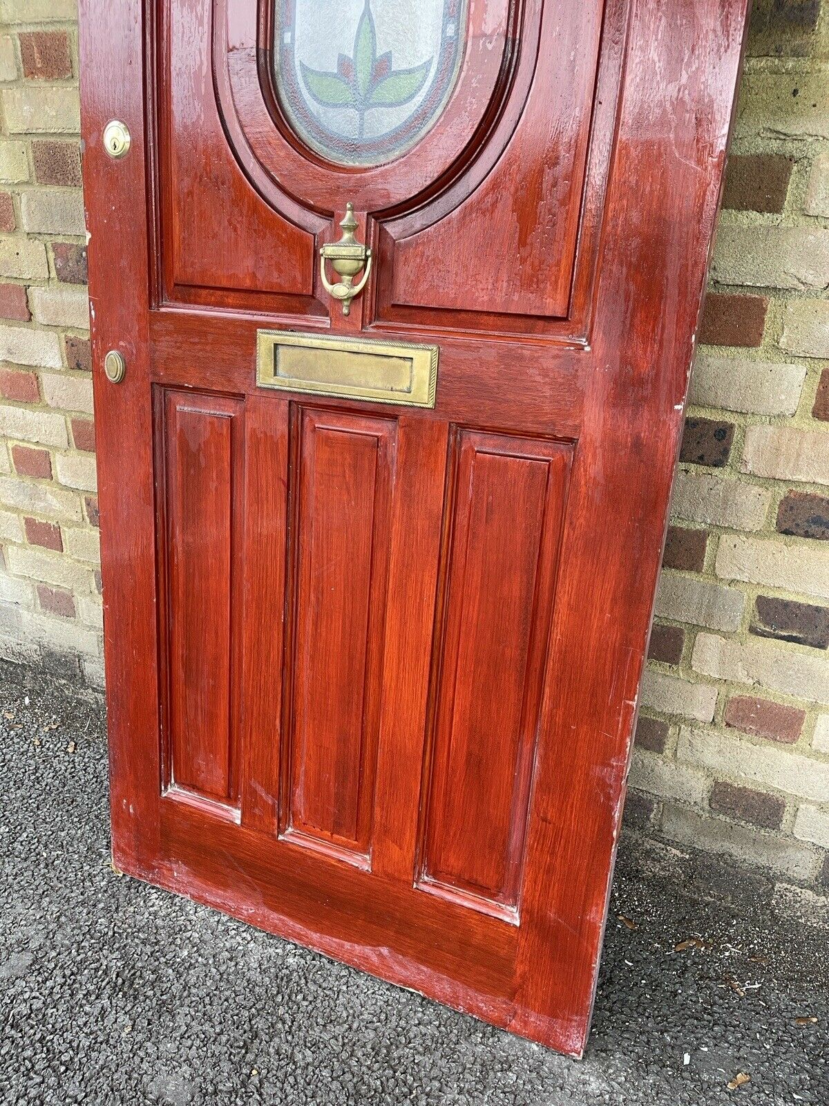 Hardwood Wooden Panel External Front Door 2027 x 820mm