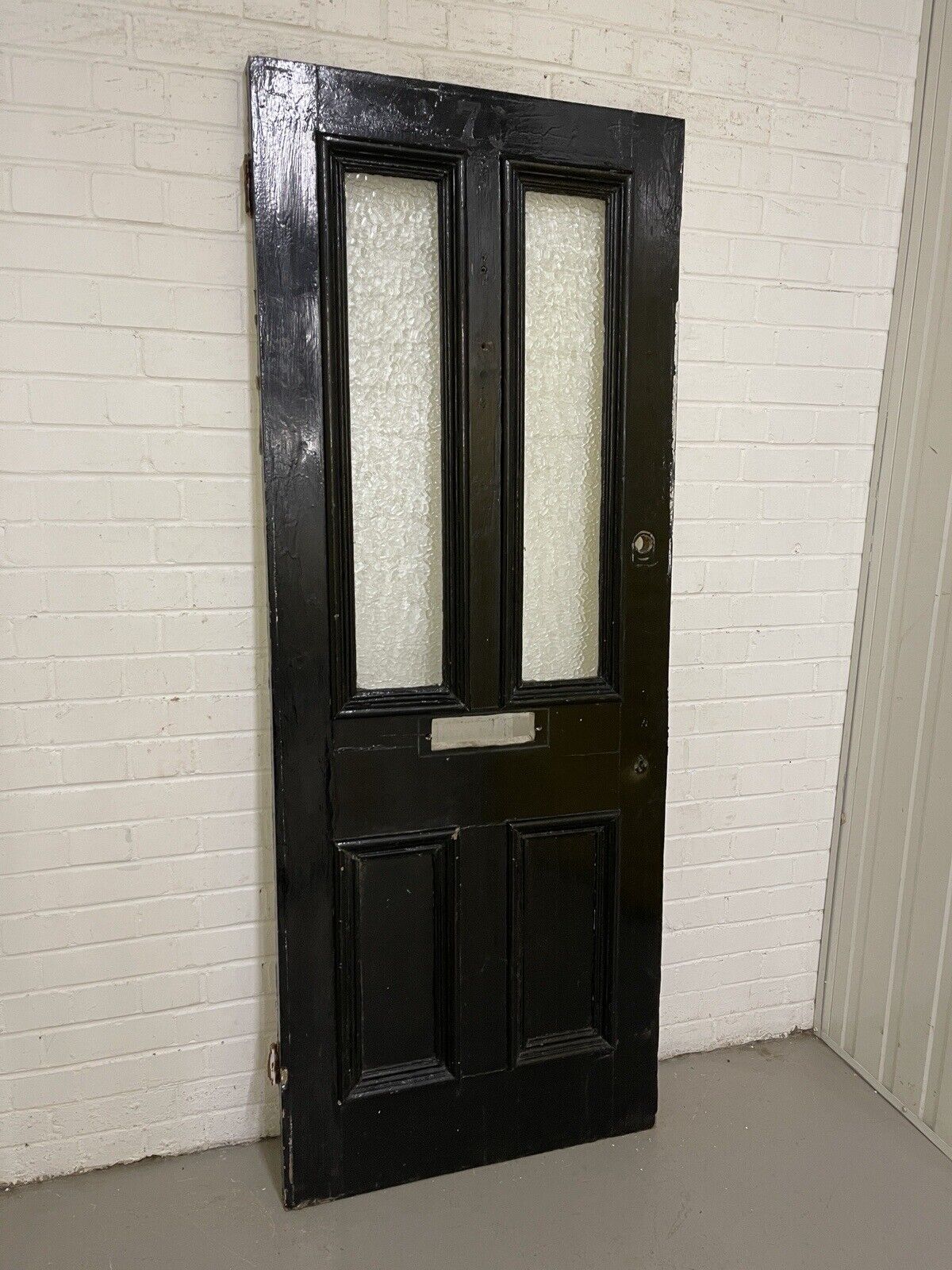 Reclaimed Victorian Edwardian Wooden Panel Front Door 1950 or 1945 x 760mm