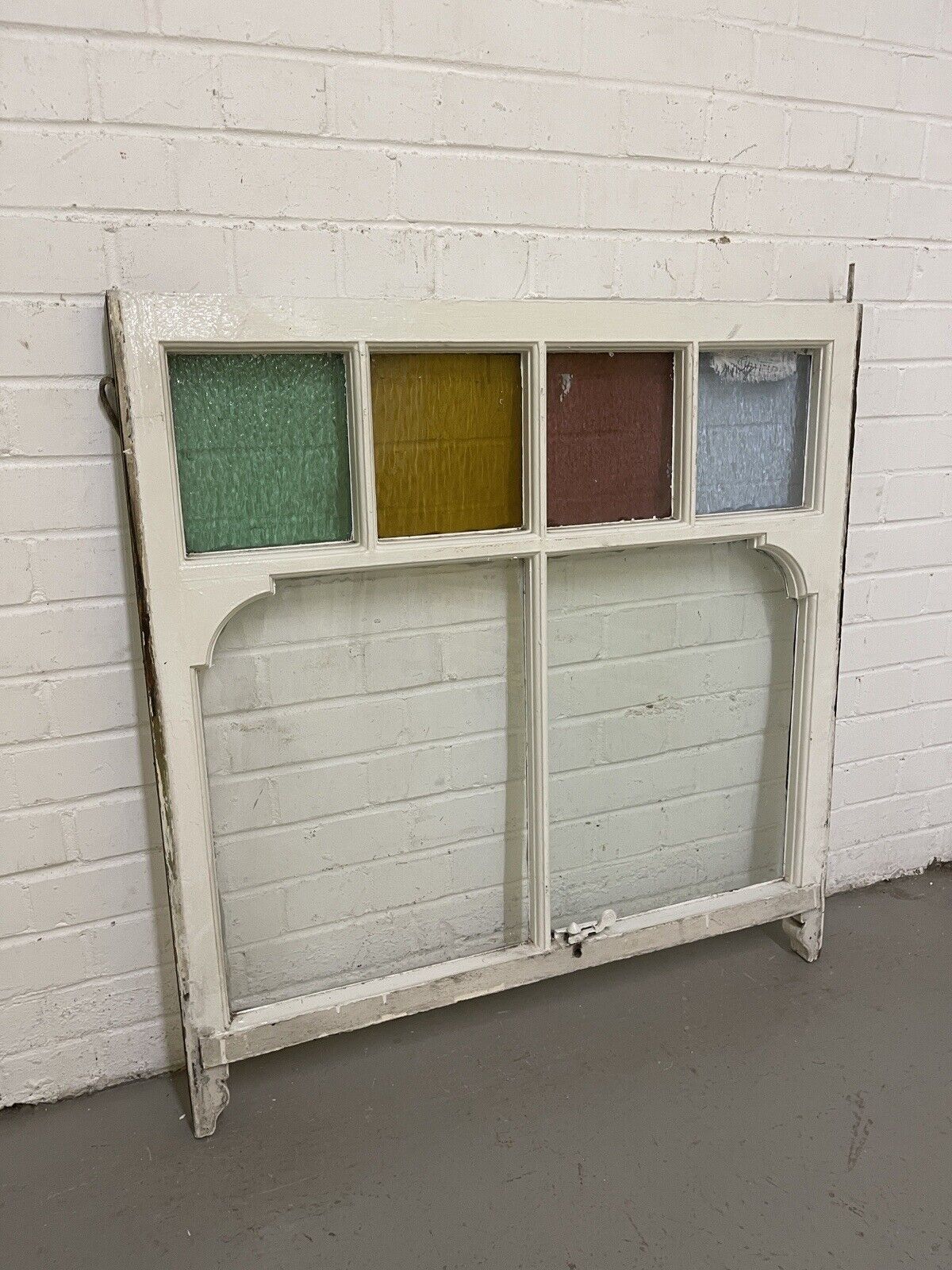 Reclaimed Old Georgian Edwardian Panel Wooden Sash Window 910 x 926mm