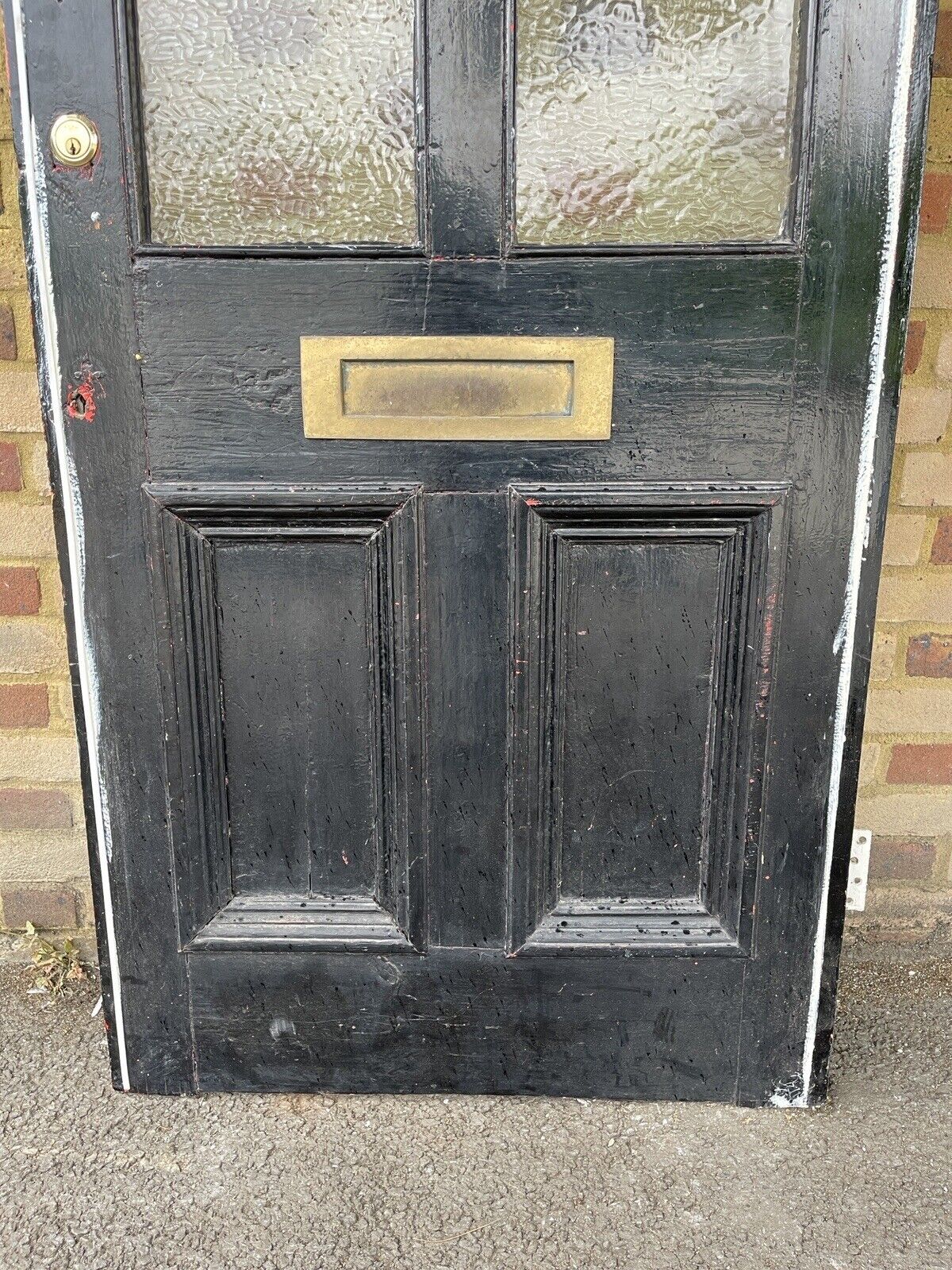 Reclaimed Victorian Wooden Panel External Front Door 2063 x 860mm