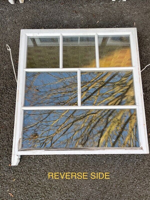 Job Lot Of Four Georgian Bar Double Glazed Matching Wooden Sash Windows