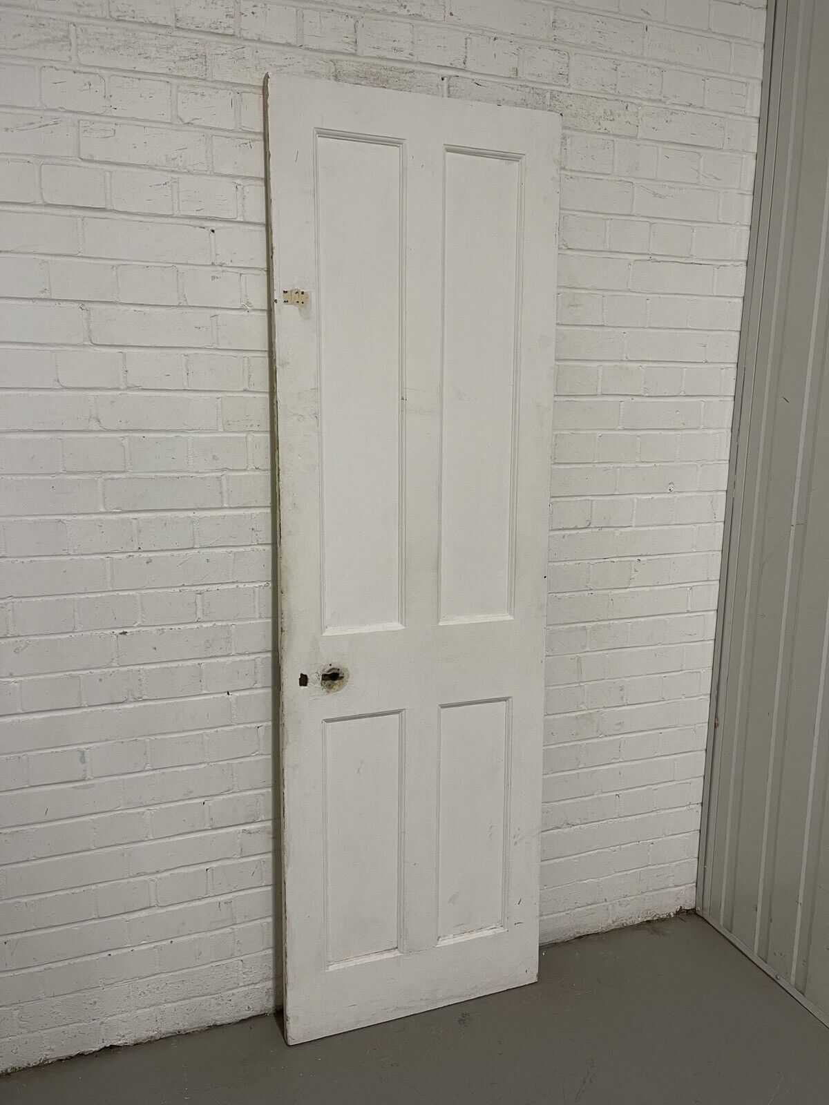 Reclaimed Victorian Pine Internal 4 panel Door 1945 x 605mm