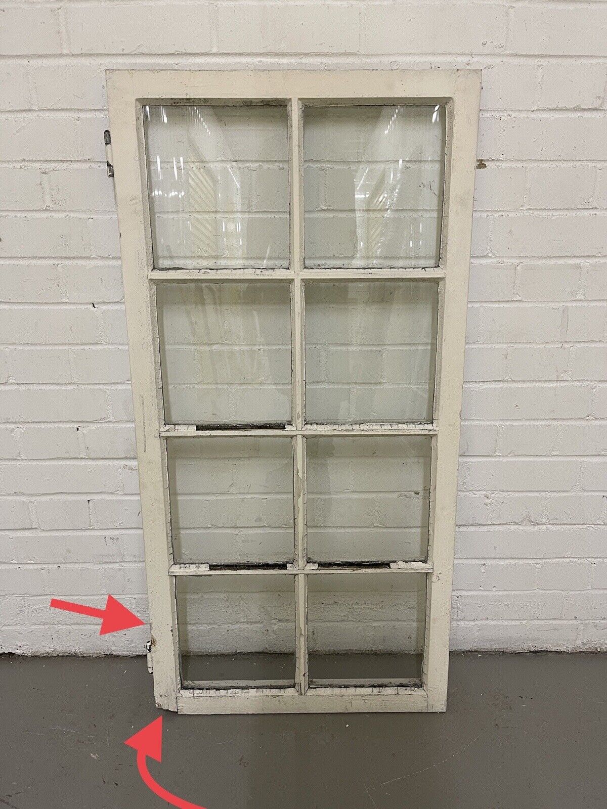 Modern Georgian 8 Panel Wooden Window 565 x 1135mm