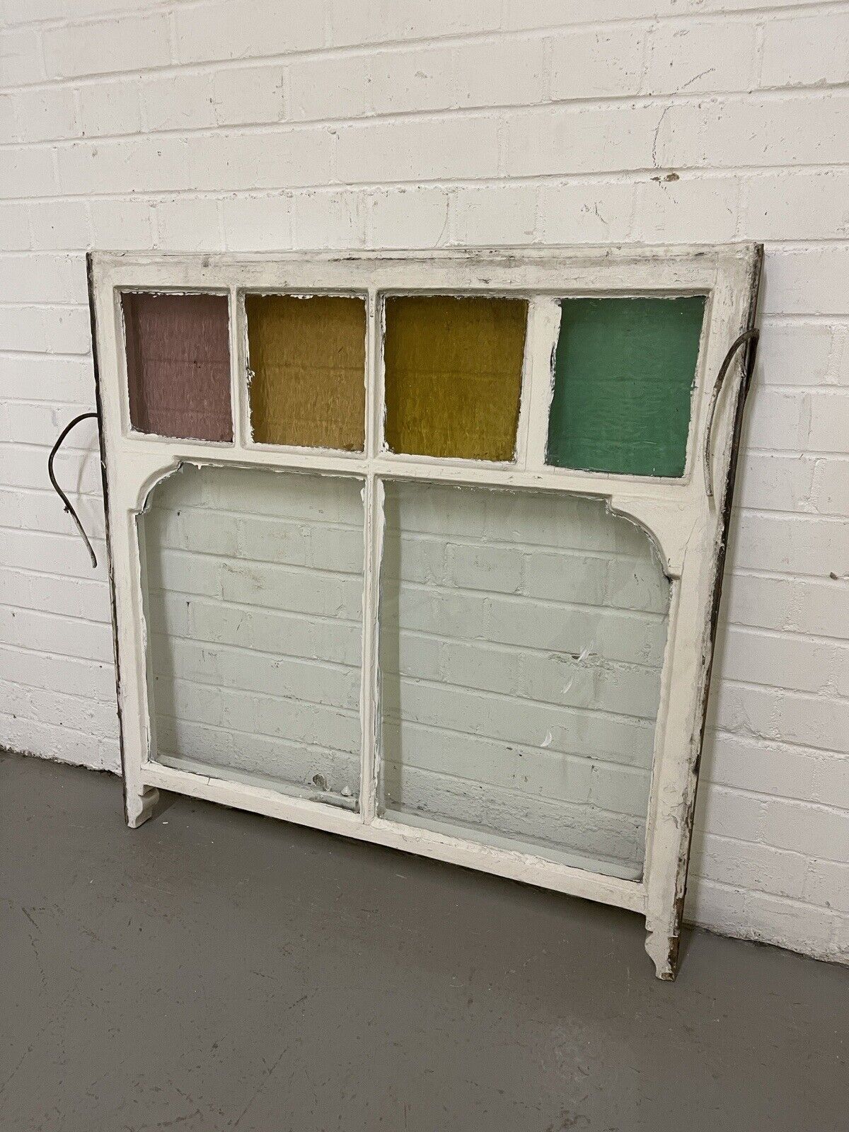 Reclaimed Old Georgian Edwardian Panel Wooden Sash Window 915 x 930mm