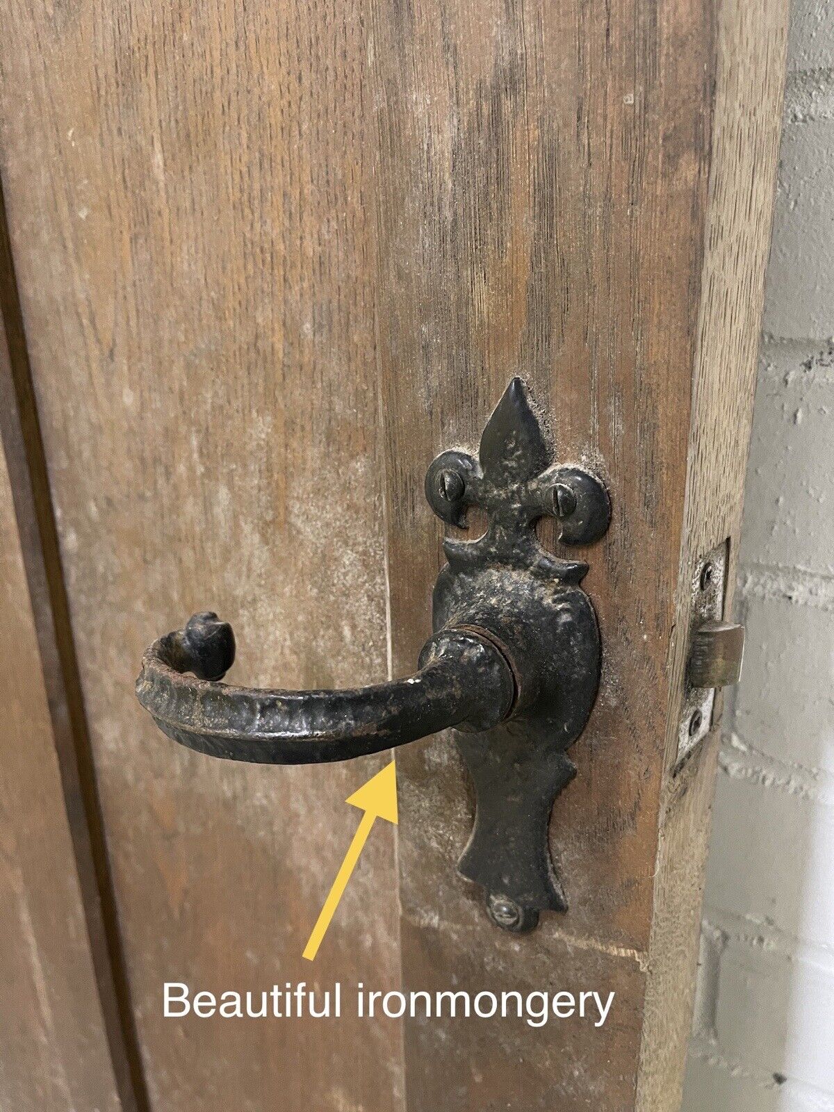 Reclaimed Old Oak Wooden Front Door 2010 or 2030mm x 805mm