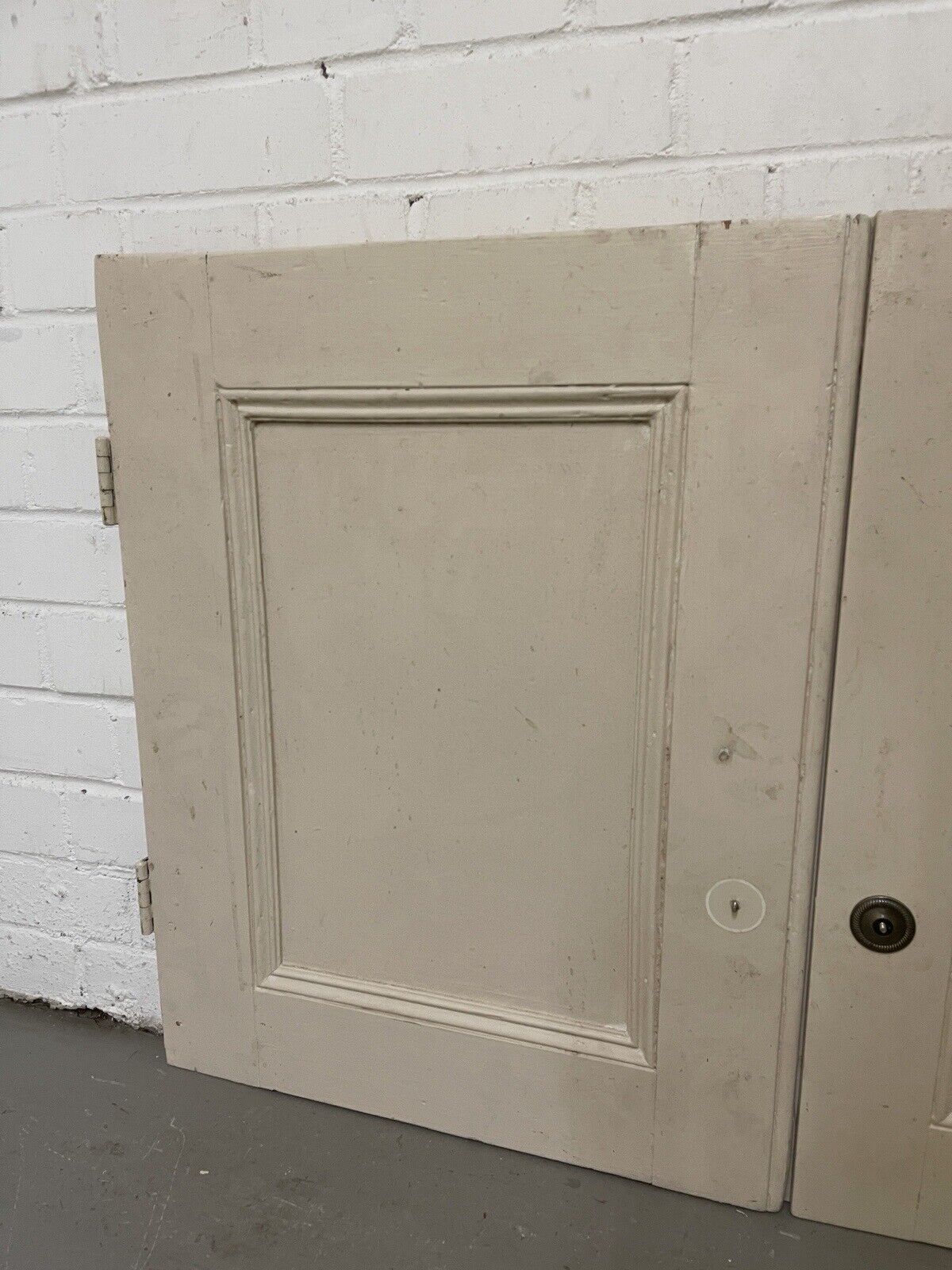 Reclaimed Pine Victorian Alcove Cupboard Doors Inter-locking 1020 x 660mm