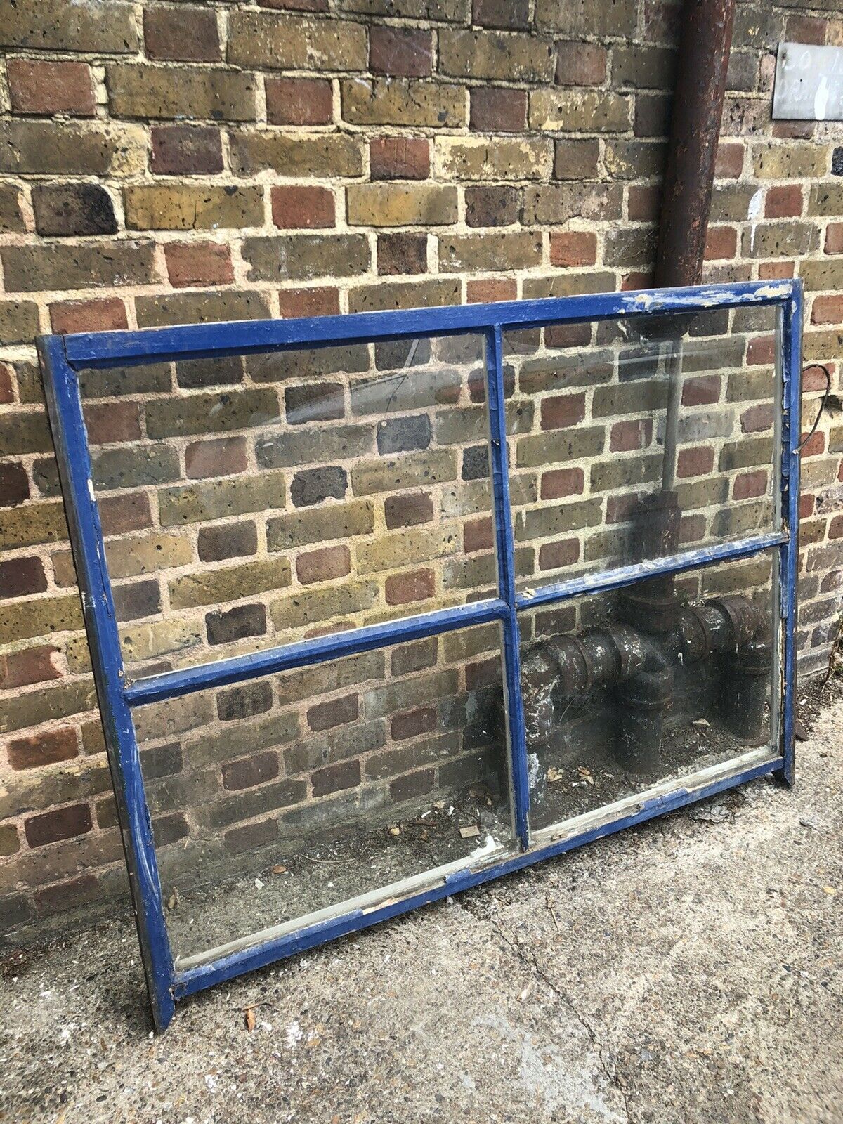 Large Reclaimed Old Georgian 4 Panel Wooden Sash Window