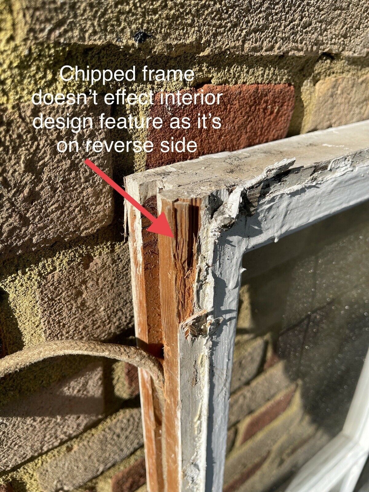 Reclaimed Old Georgian 4 Panel Wooden Window