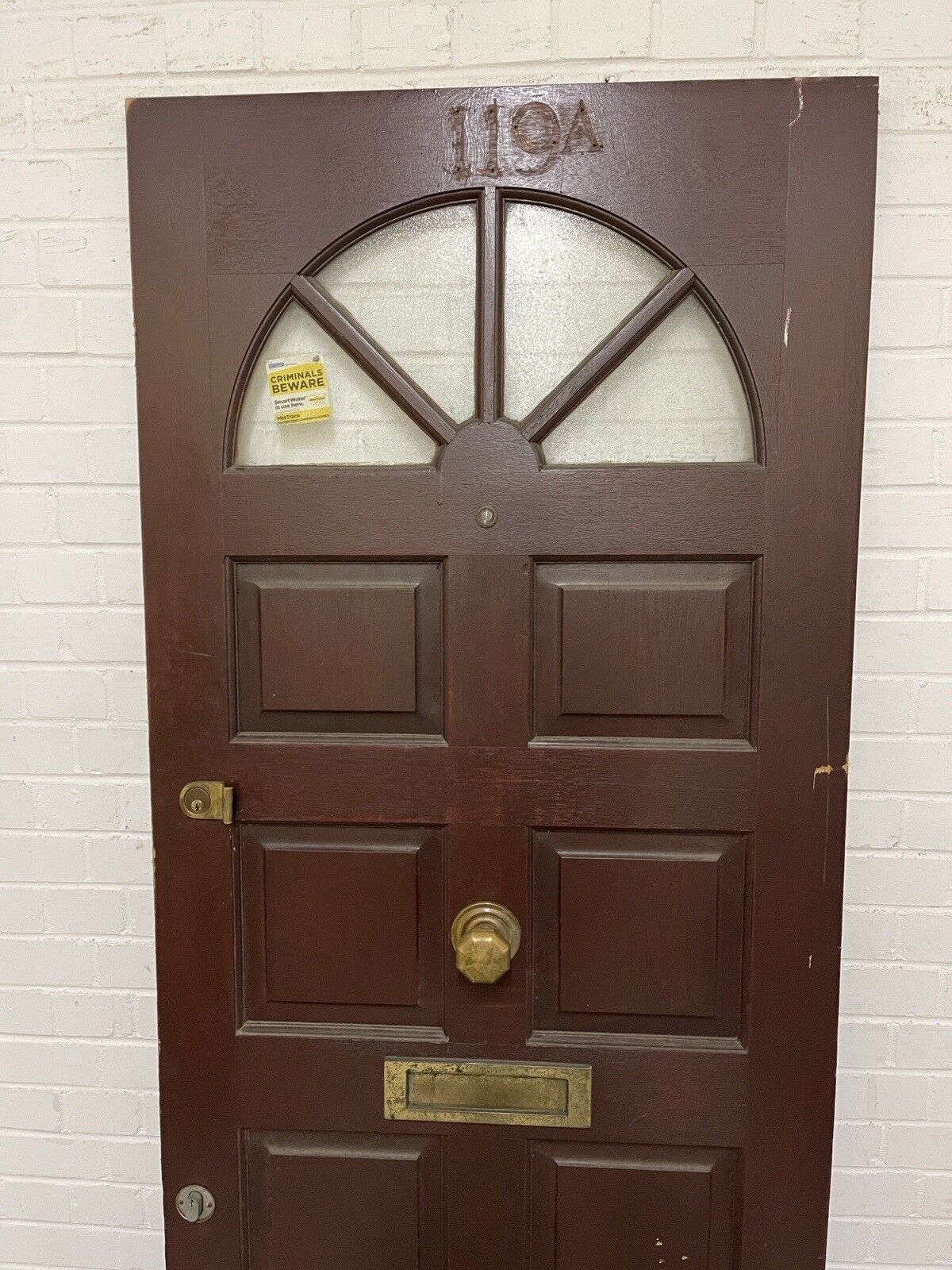 Reclaimed Carolina Old Single Glazed Glass Wooden Door 1967 x 833mm