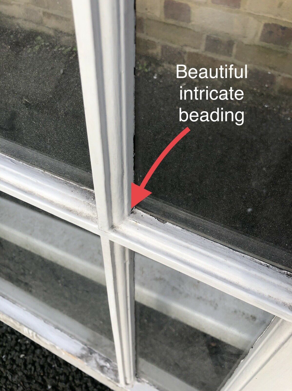 Reclaimed Old Victorian Edwardian Wooden Panel Sash Window 1050 x 980mm