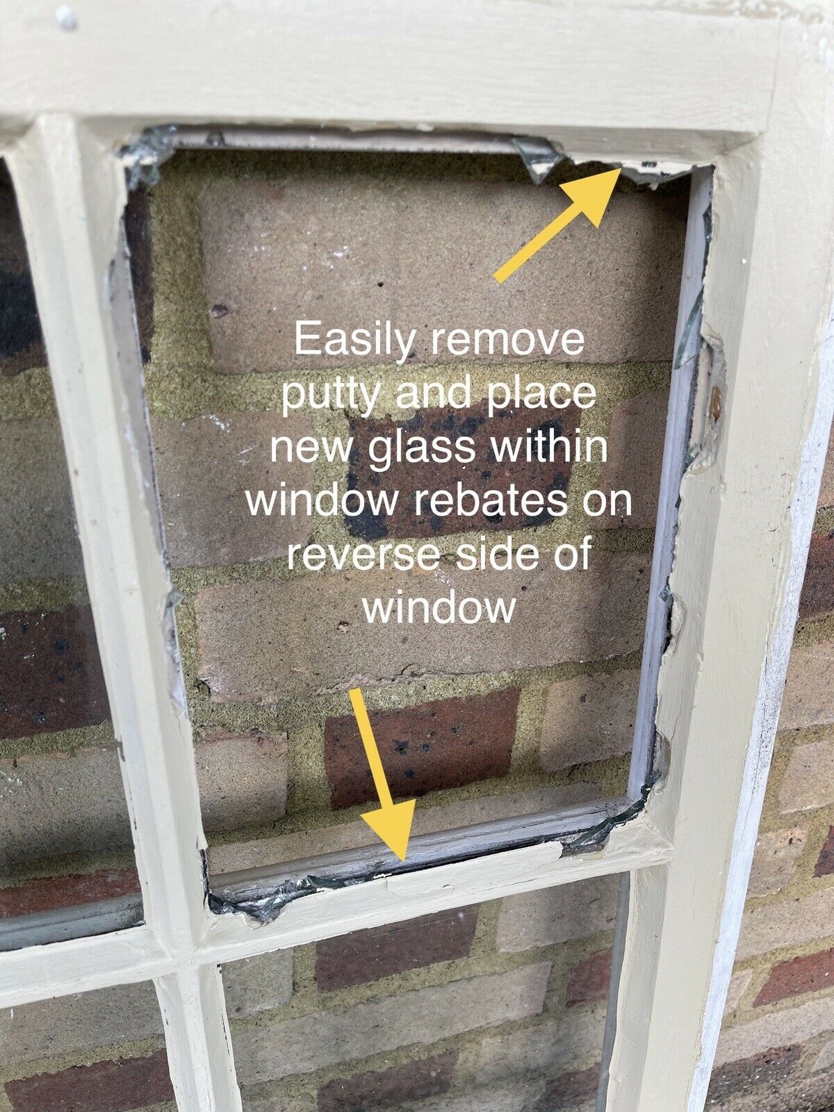 Reclaimed Old Georgian 12 Panel Wooden Window 880 x 975mm