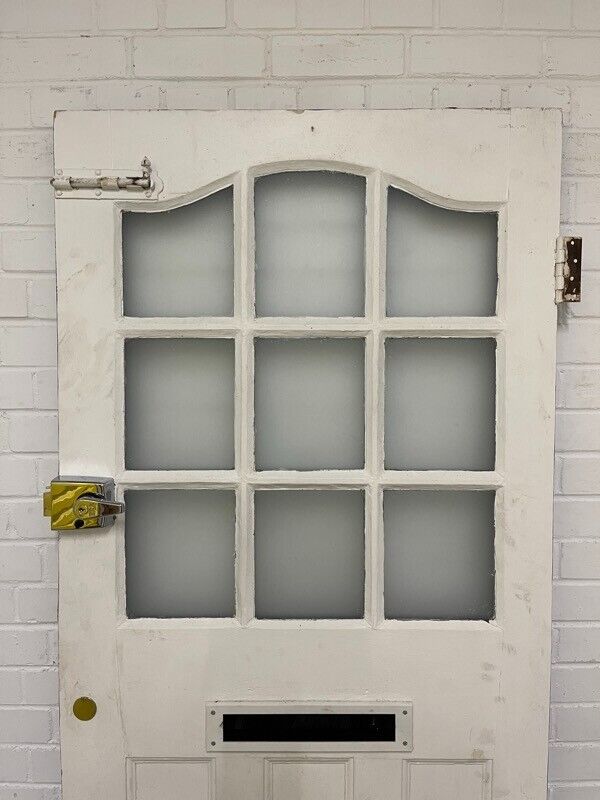 Reclaimed Victorian Wooden Panel External Front Door 2020 x 810mm