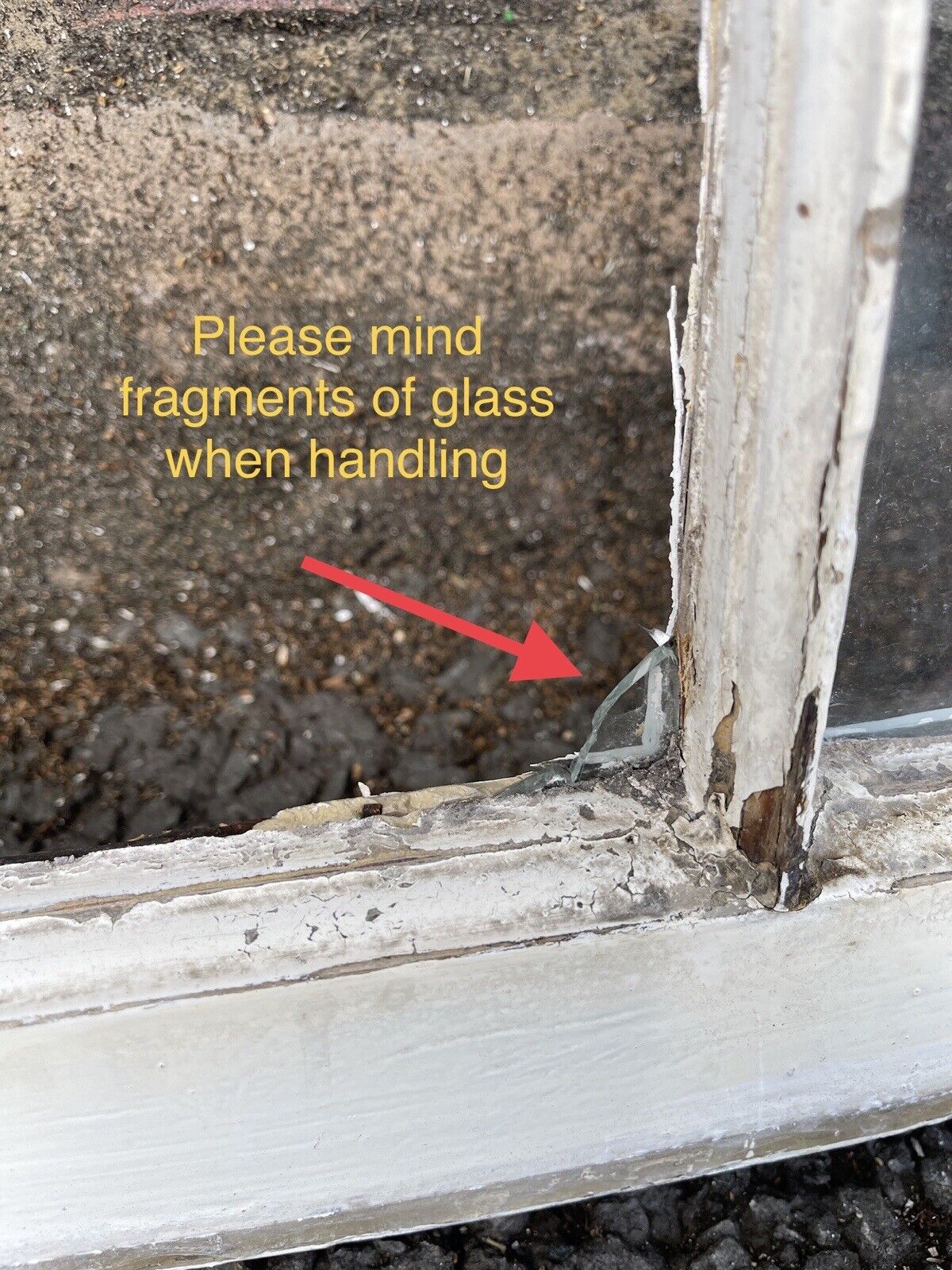 Three Reclaimed Edwardian 3 Panel Wooden Panel Sash Window 1010 x 450 1010 x 470