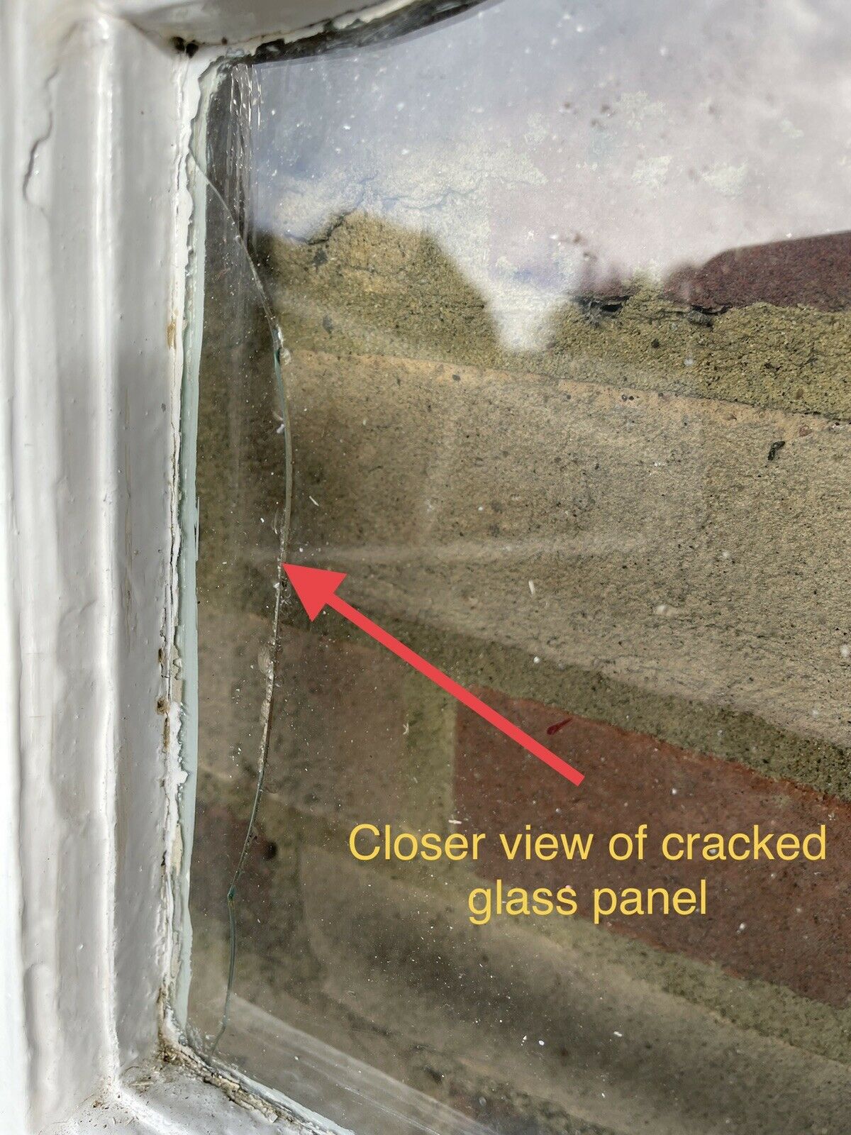 Reclaimed Old Edwardian Arch Sash Wooden Window 603 x 525mm