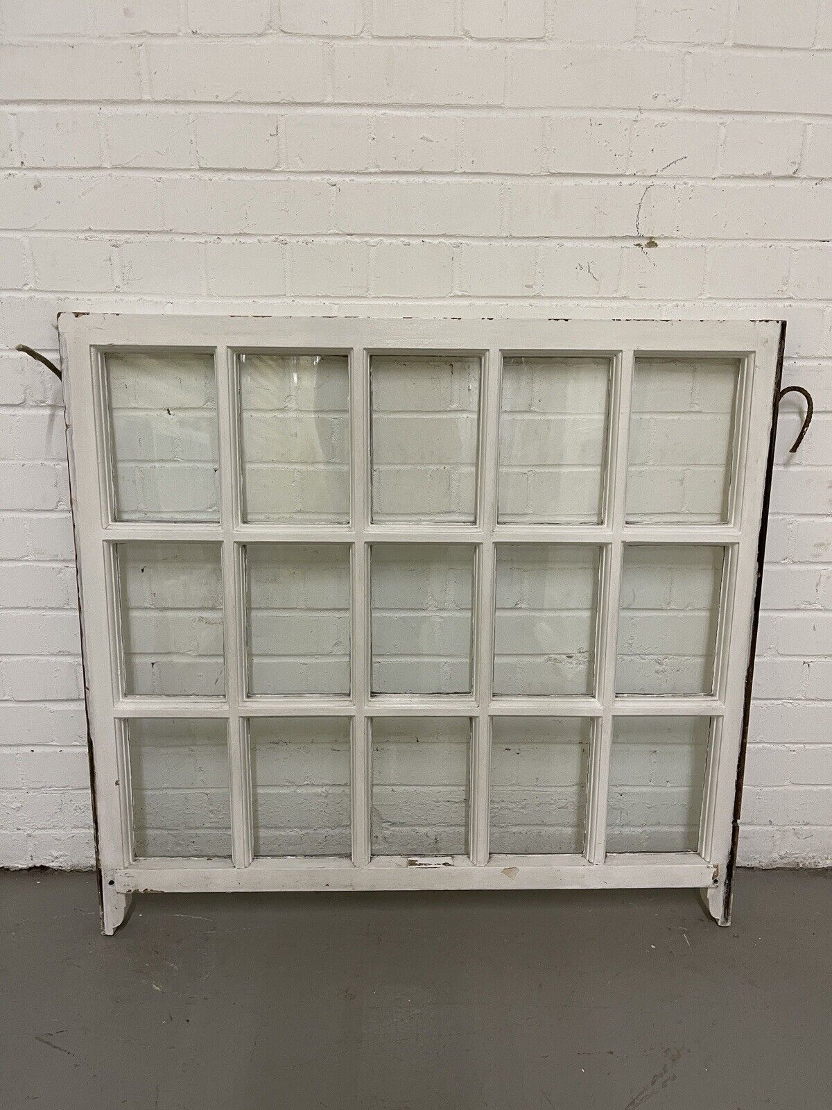 Reclaimed Old Georgian 15 Panel Wooden Window 965 x 905mm