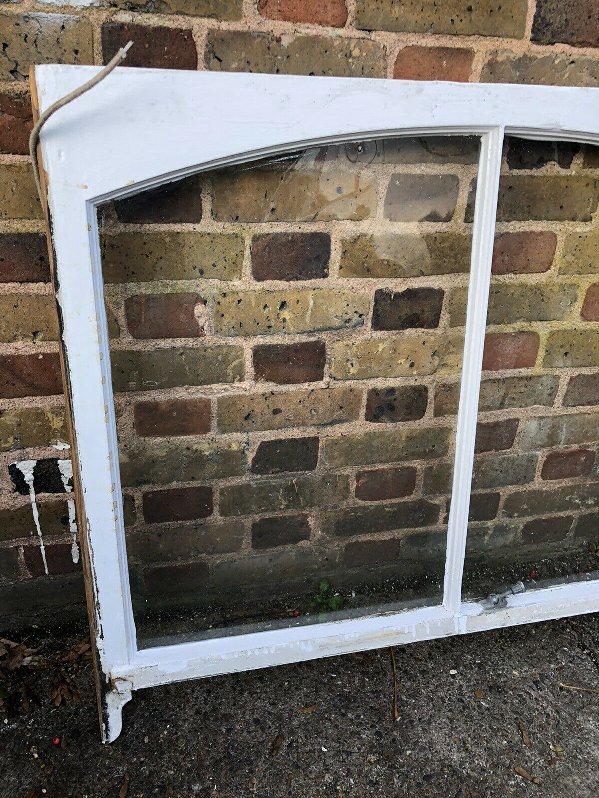 Reclaimed Old Victorian Edwardian Arch Panel Wooden Sash Window