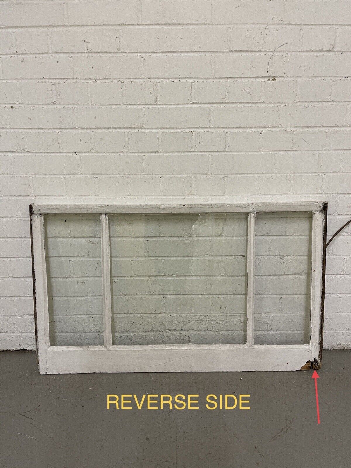 Pair Reclaimed Old Edwardian Three Wooden Panel Sash Windows 1025 x 568 x 600