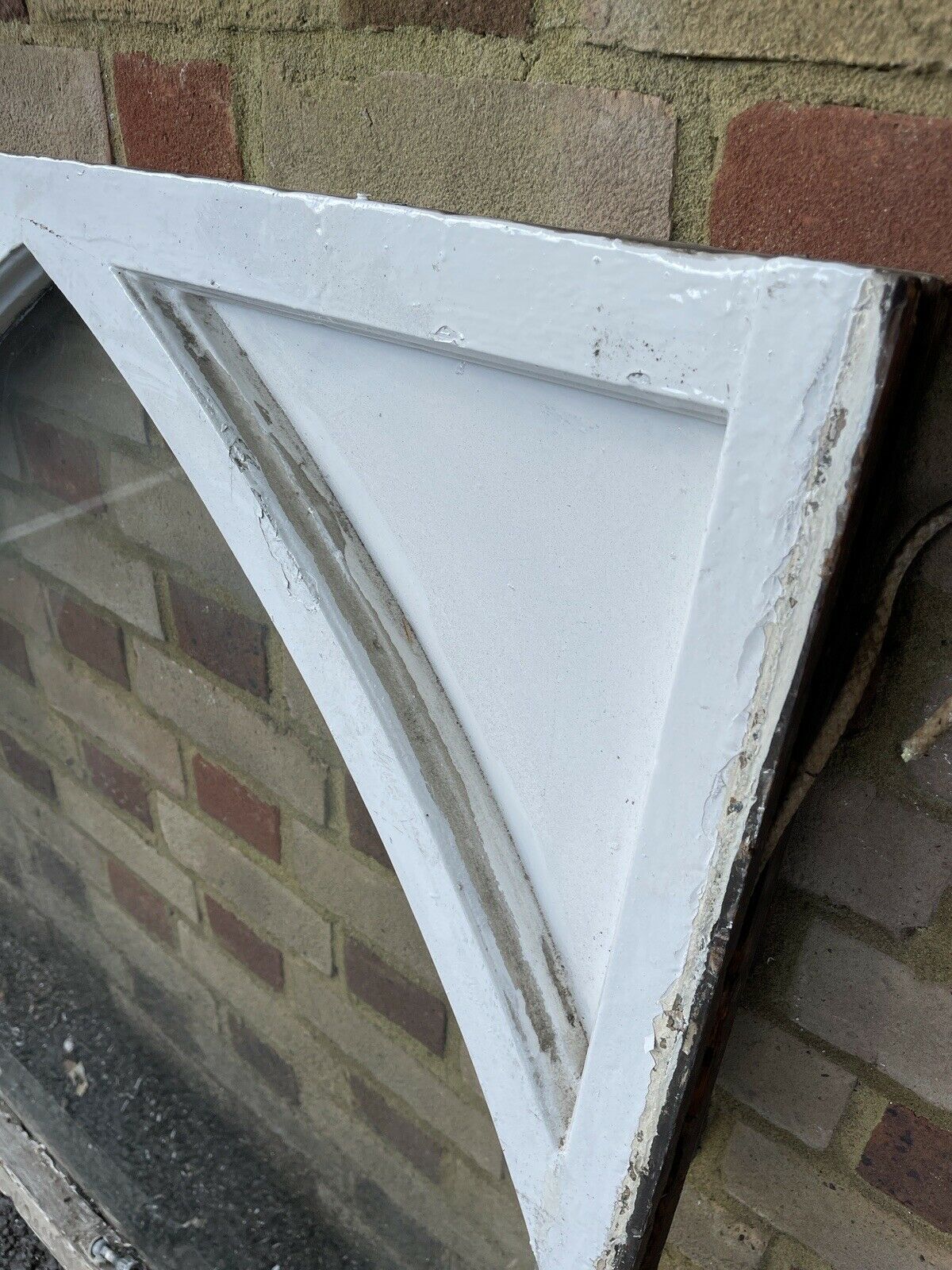 Reclaimed Old Edwardian Arch Wooden Sash Window 1015 x 915mm