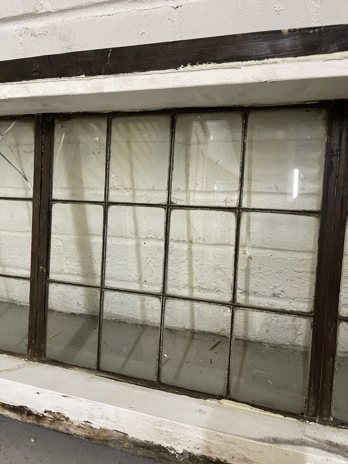 Reclaimed Fanlight Leaded Light Glass Window Panel Arts and Craft