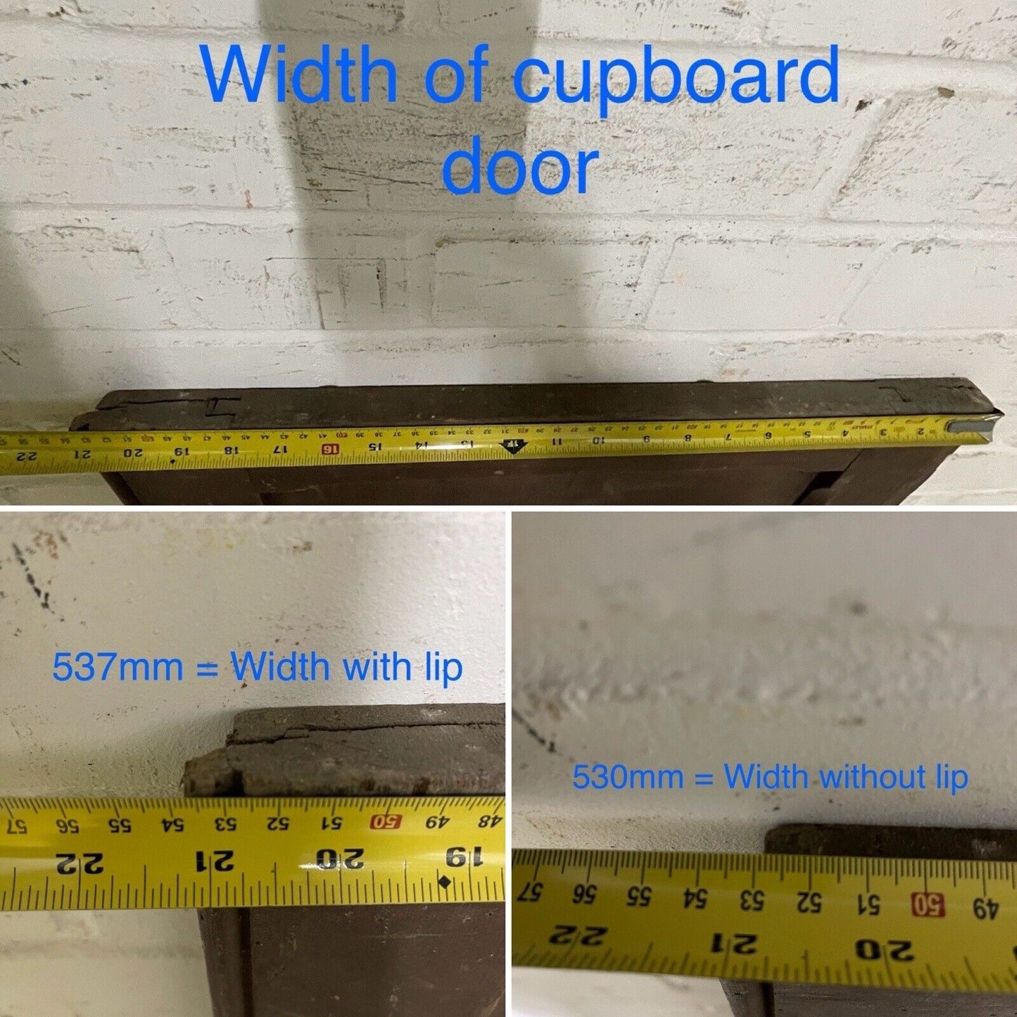 Reclaimed Arts And Crafts Victorian Alcove Cupboard Door 1805mm X 537 Or 530mm