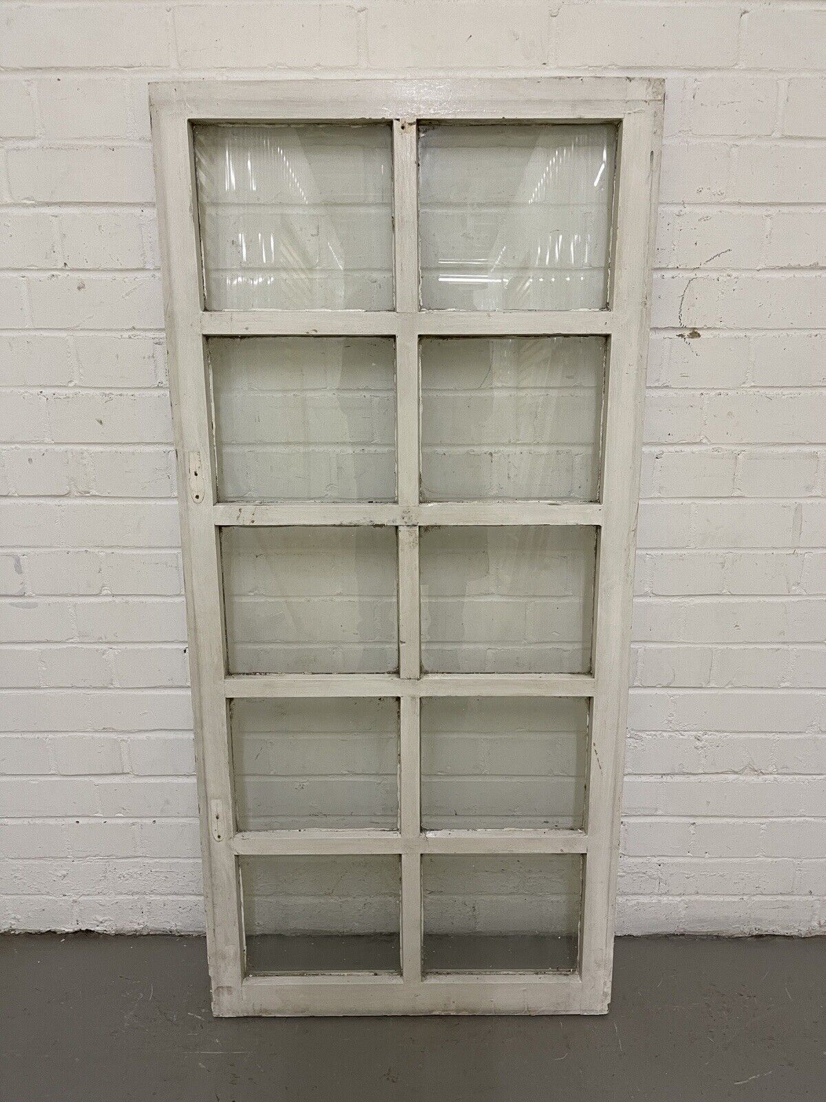 Modern Georgian 10 Panel Wooden Window 605 x 1295mm