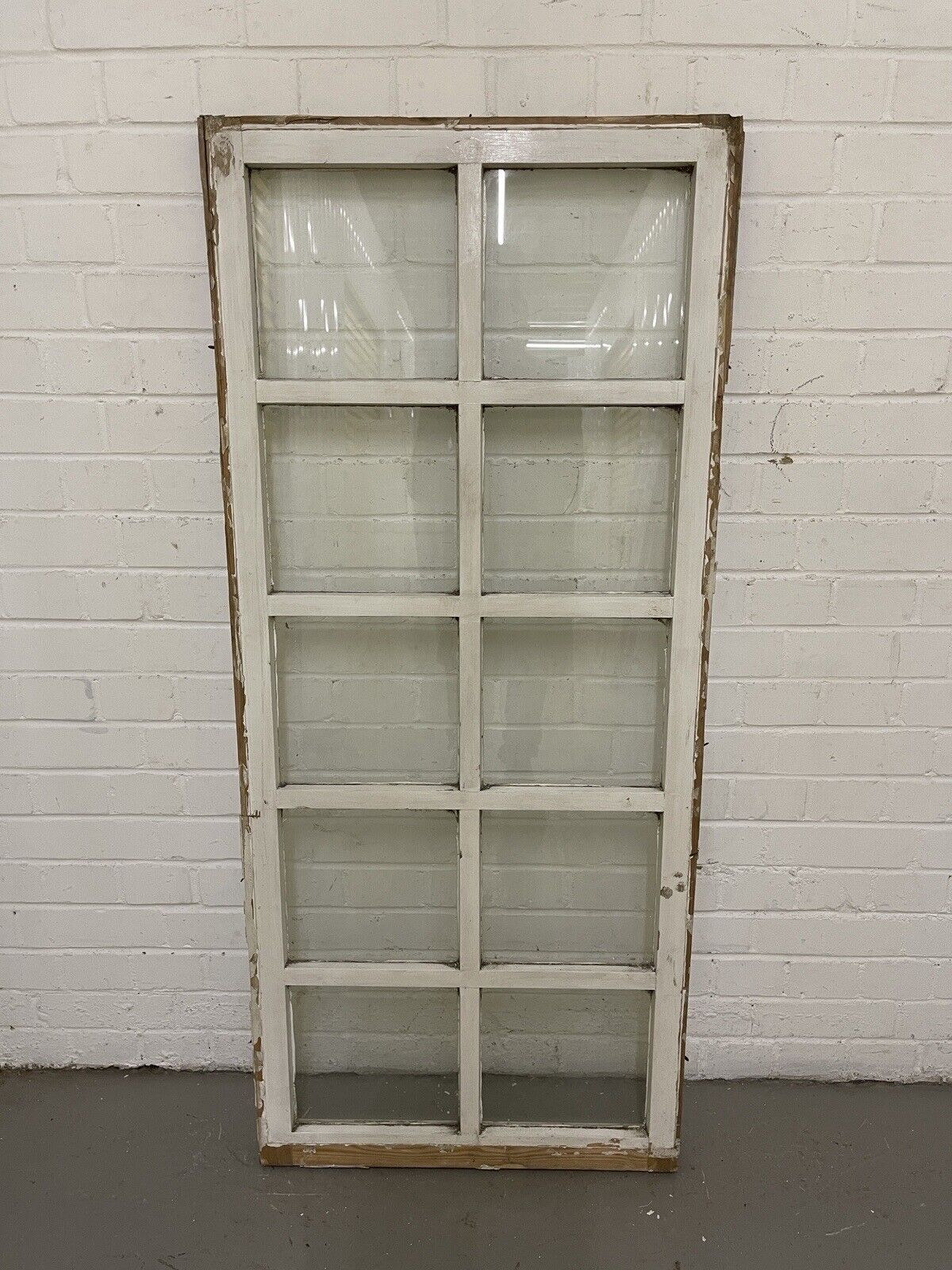 Modern Georgian 10 Panel Wooden Window 605 x 1385mm
