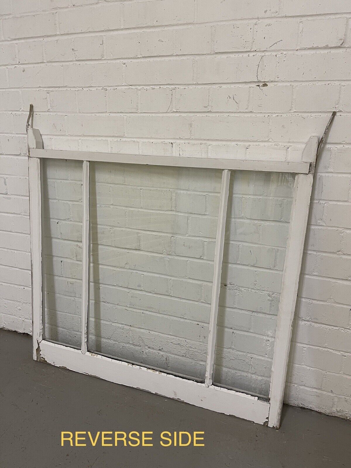 Pair Of Reclaimed Edwardian Arch Wooden Panel Sash Window 935x865 940x873
