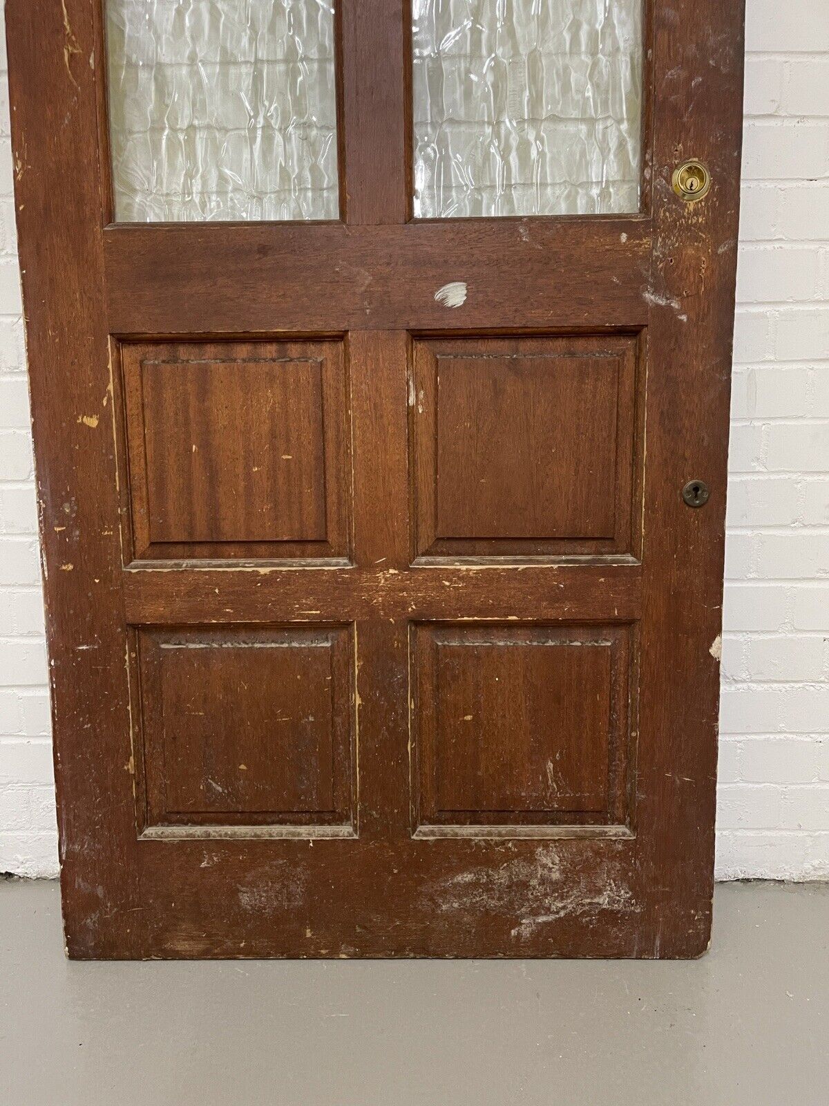 Modern Reclaimed Wooden Panel External Edwardian Front Door 2078 x 865mm