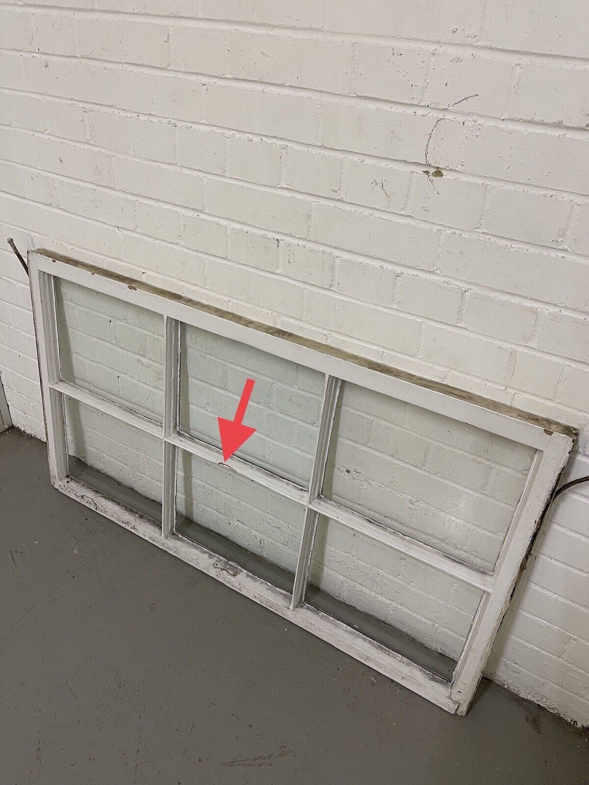 Pair Of Reclaimed Georgian 6 Panel Wooden Panel Sash Window 1210x675 1210x690
