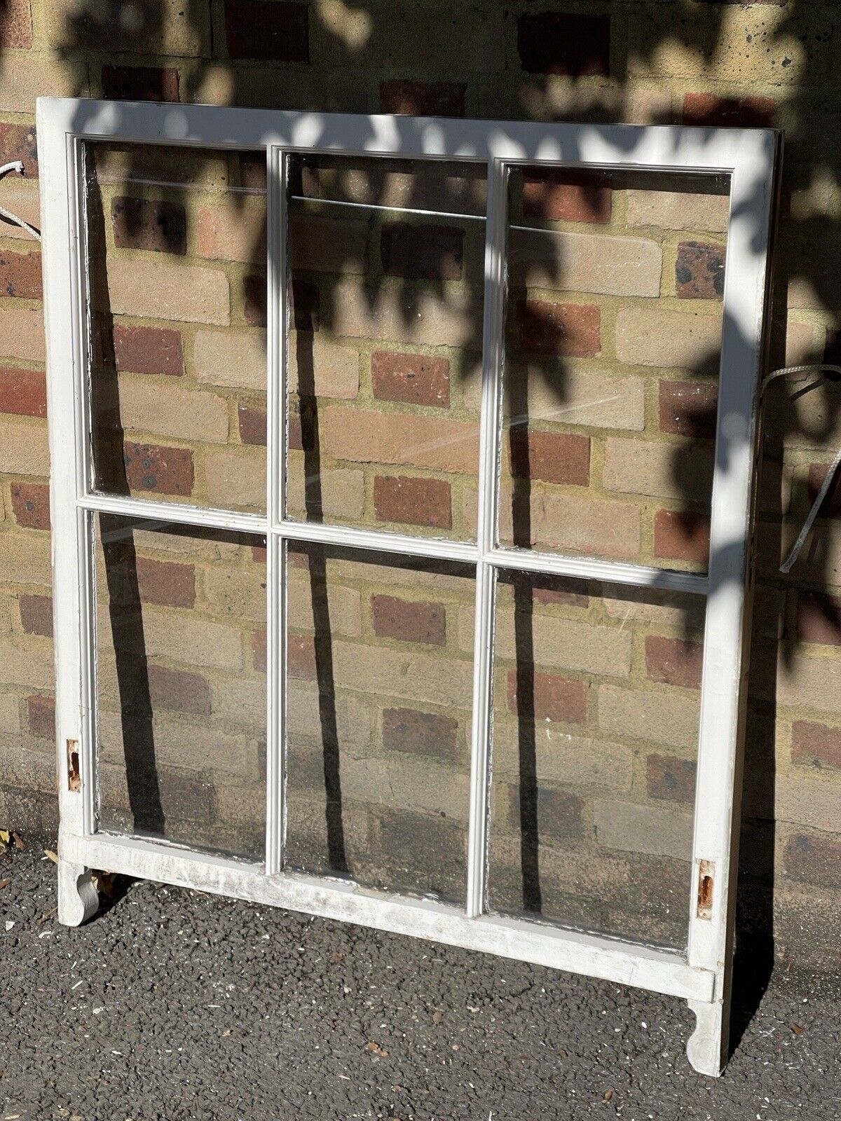 Reclaimed Old Georgian 6 Panel Wooden Window 900 x 945mm