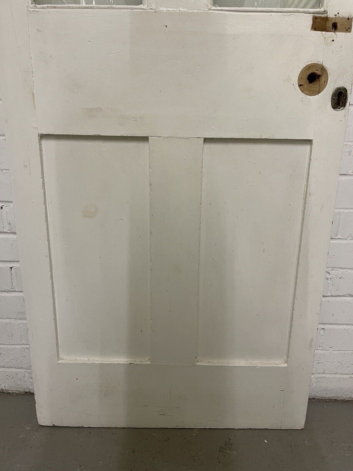 Reclaimed Victorian Pine Internal 4 panel Door 1937 OR 1945mm x 673mm