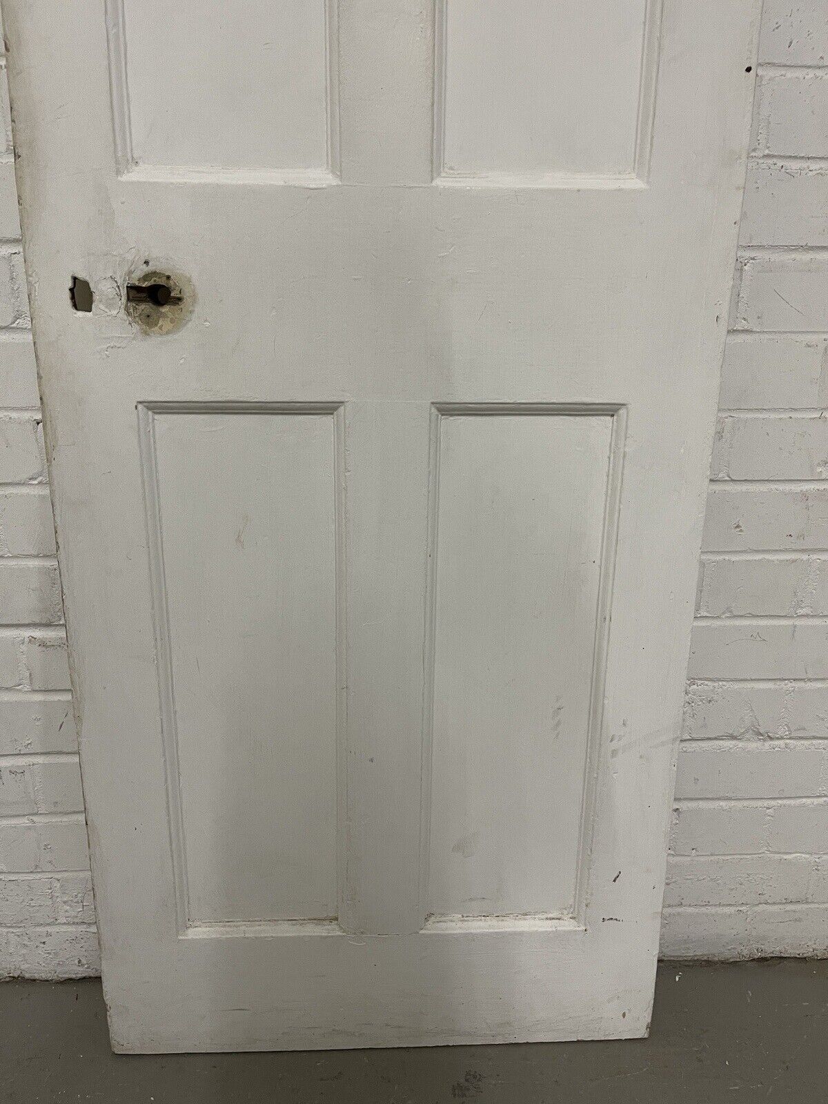 Reclaimed Victorian Pine Internal 4 panel Door 1945 x 605mm