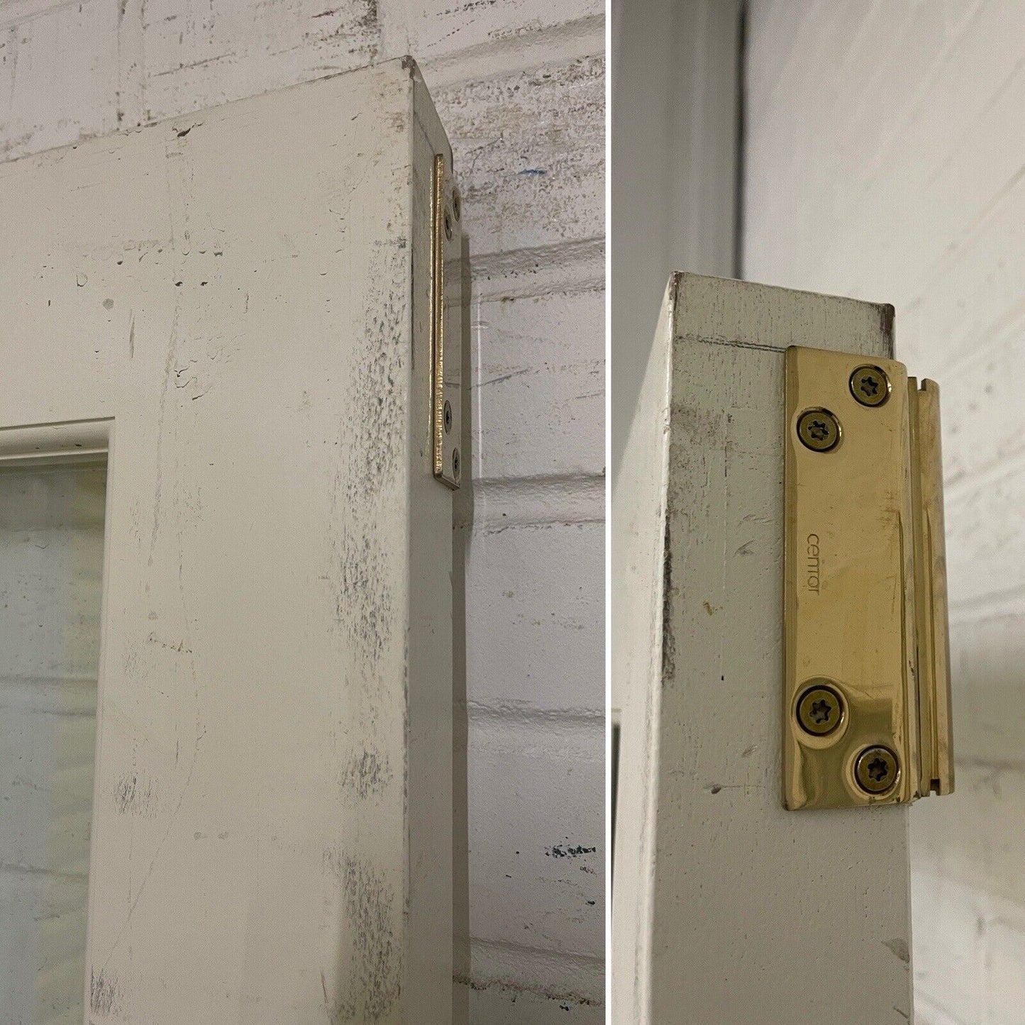 Large Pair Reclaimed Bespoke Wooden Side Light Windows Or Doors 1967 x 455mm