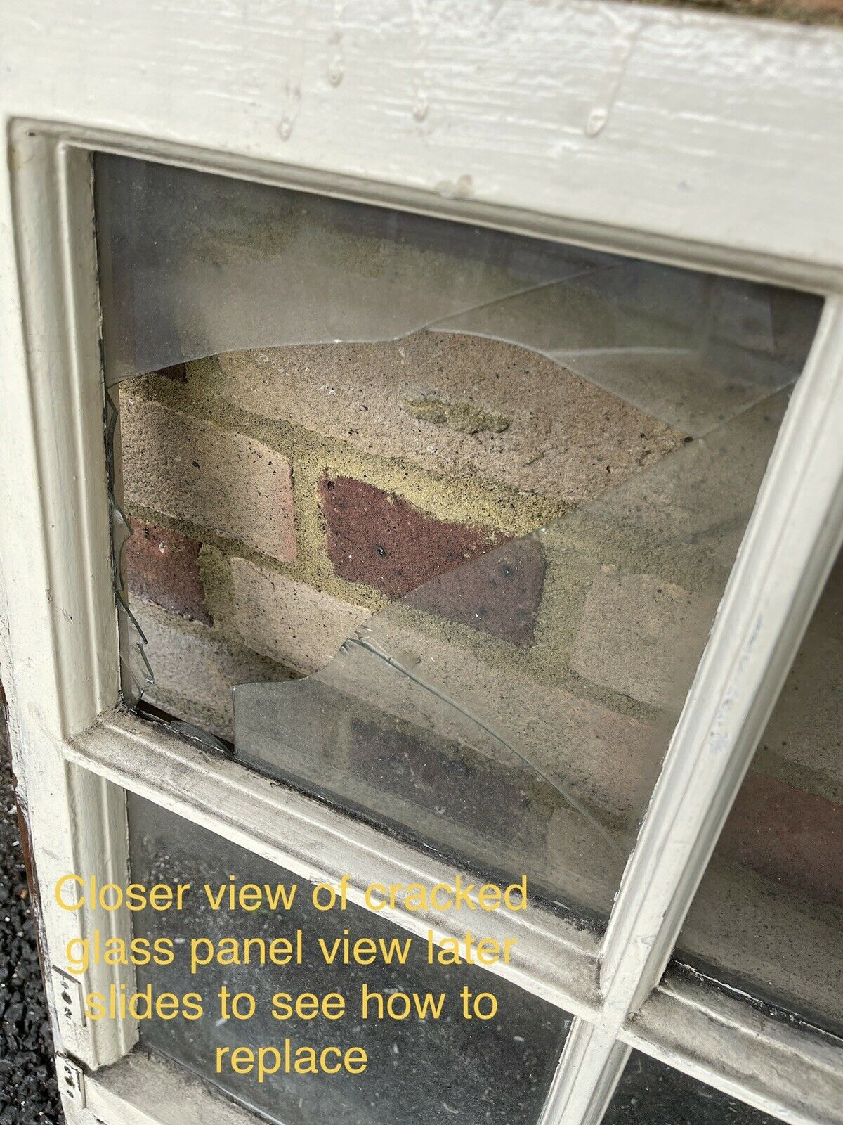 Reclaimed Old Georgian 4 Panel Wooden Sash Window 540 x 625mm