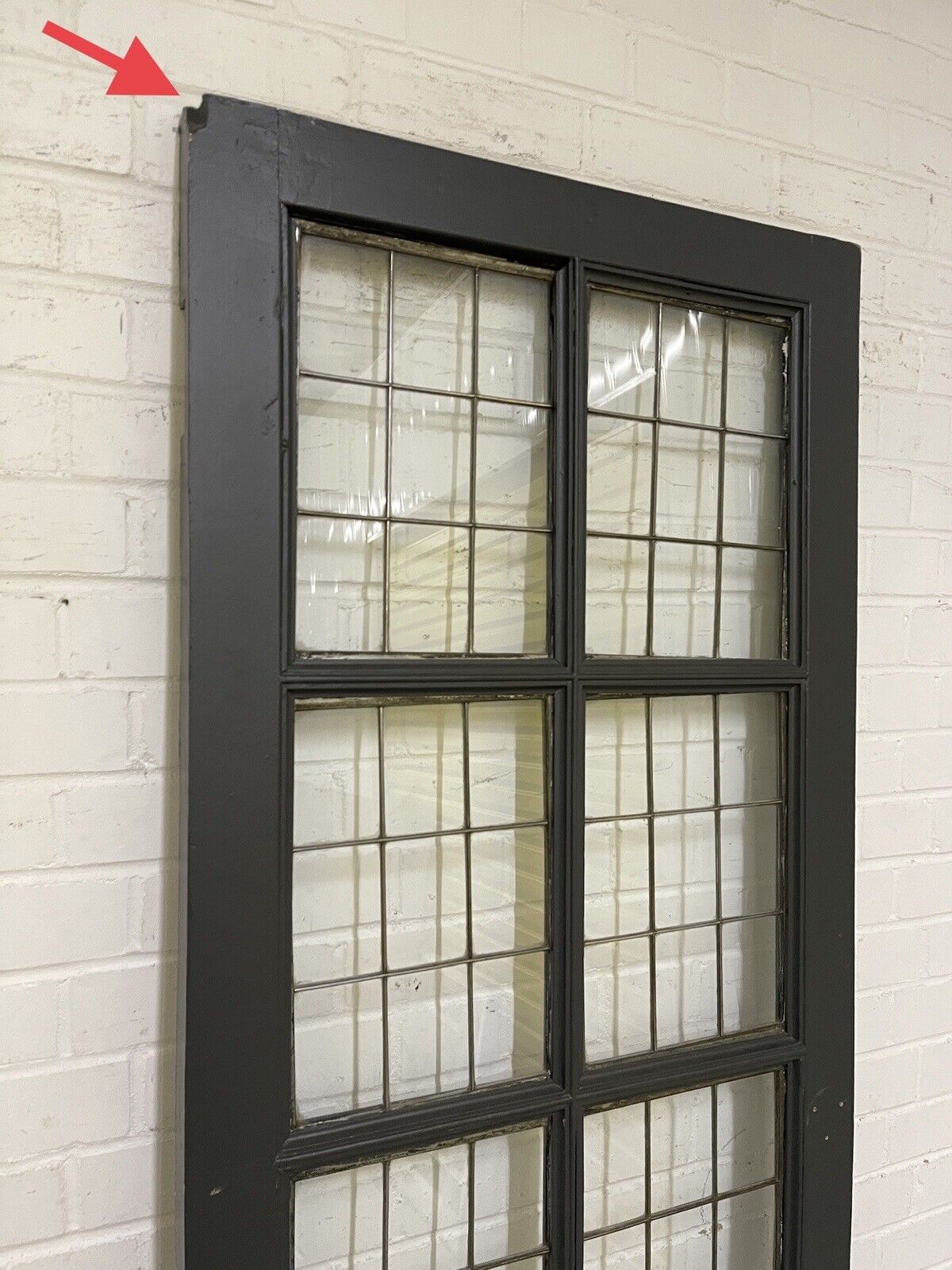 Reclaimed Art Deco Leaded Glass Arts Craft Internal Door 2055 or 2065 x 677mm
