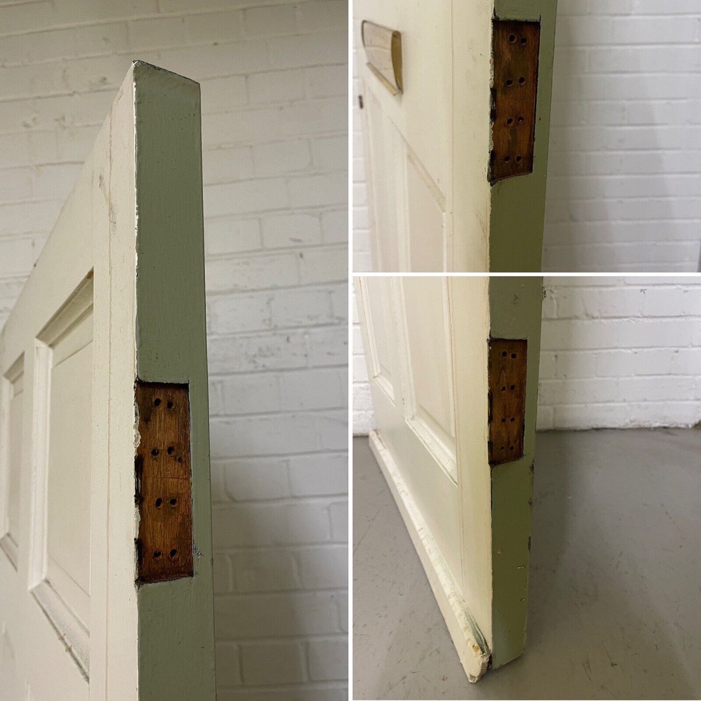 Reclaimed Old Wooden Bespoke Hardwood Front Door 2030 x 803mm