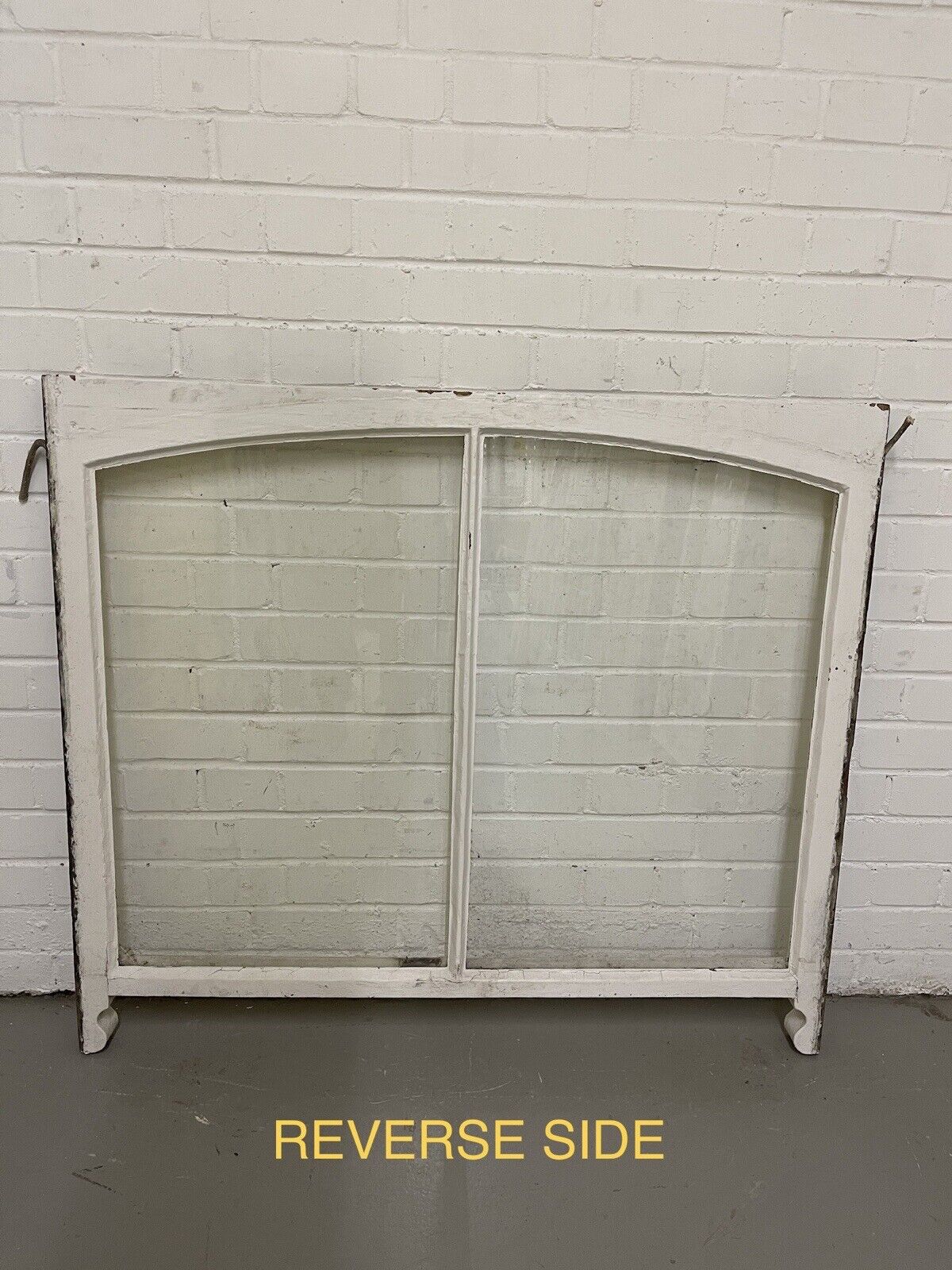 Reclaimed Old Edwardian Arch Sash Wooden Window 928 x 1158mm